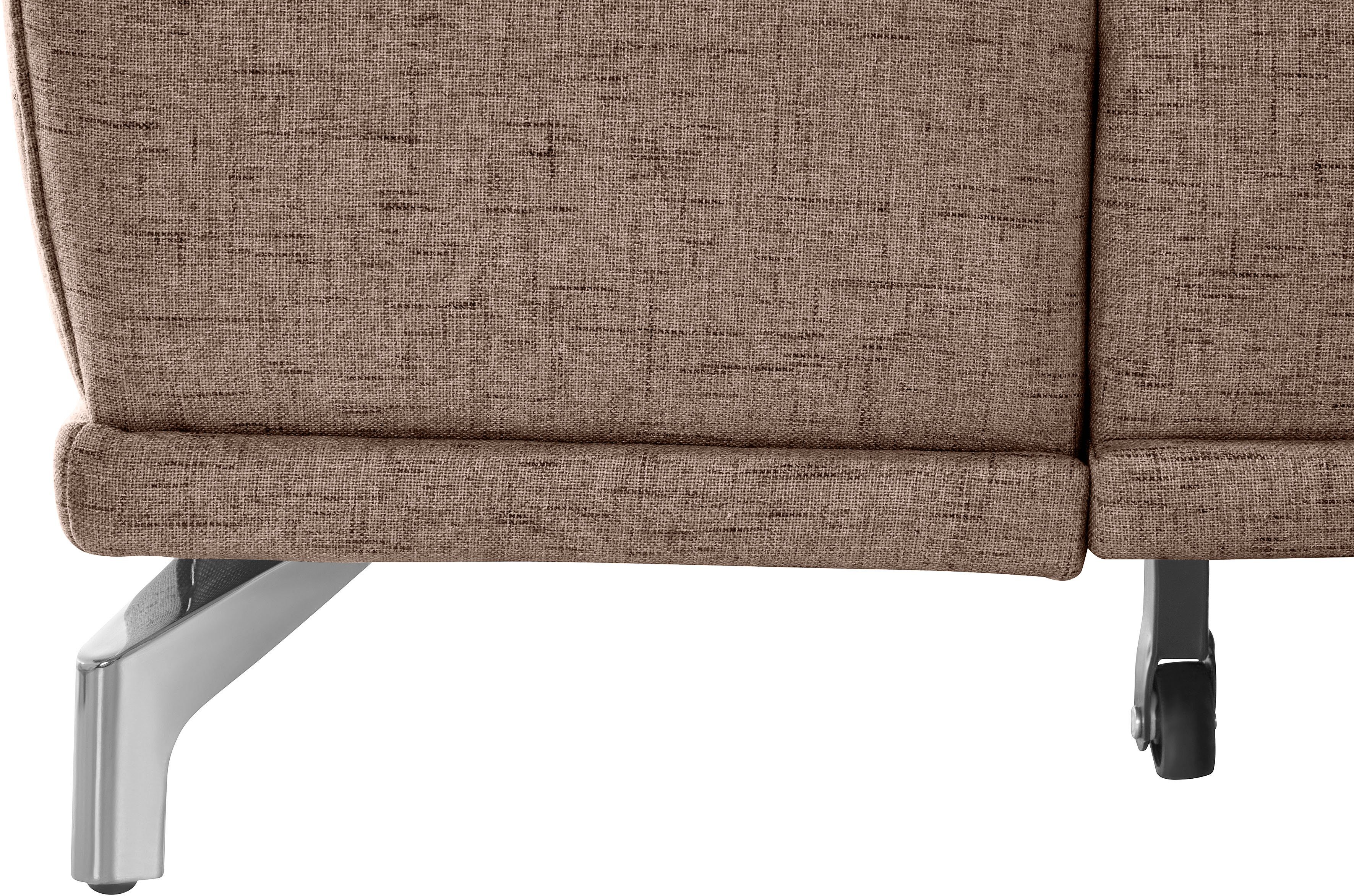 Places of Style Hoekbank Costello L-vorm, met zitdiepteverstelling, armleuningverstelling en