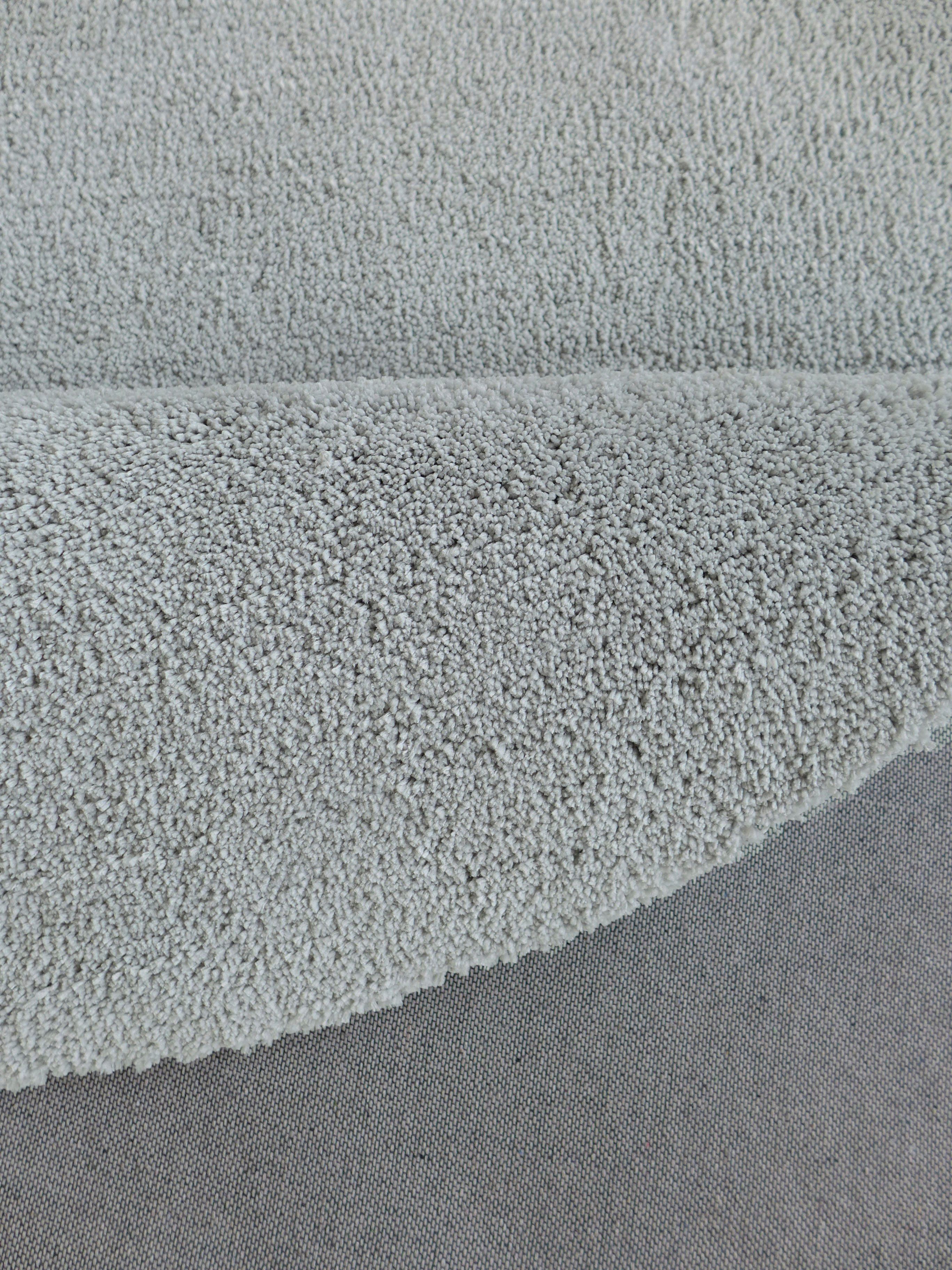 andas Vloerkleed Malik extra zacht, plat, unikleuren, uni, gemakkelijk in onderhoud, elegant