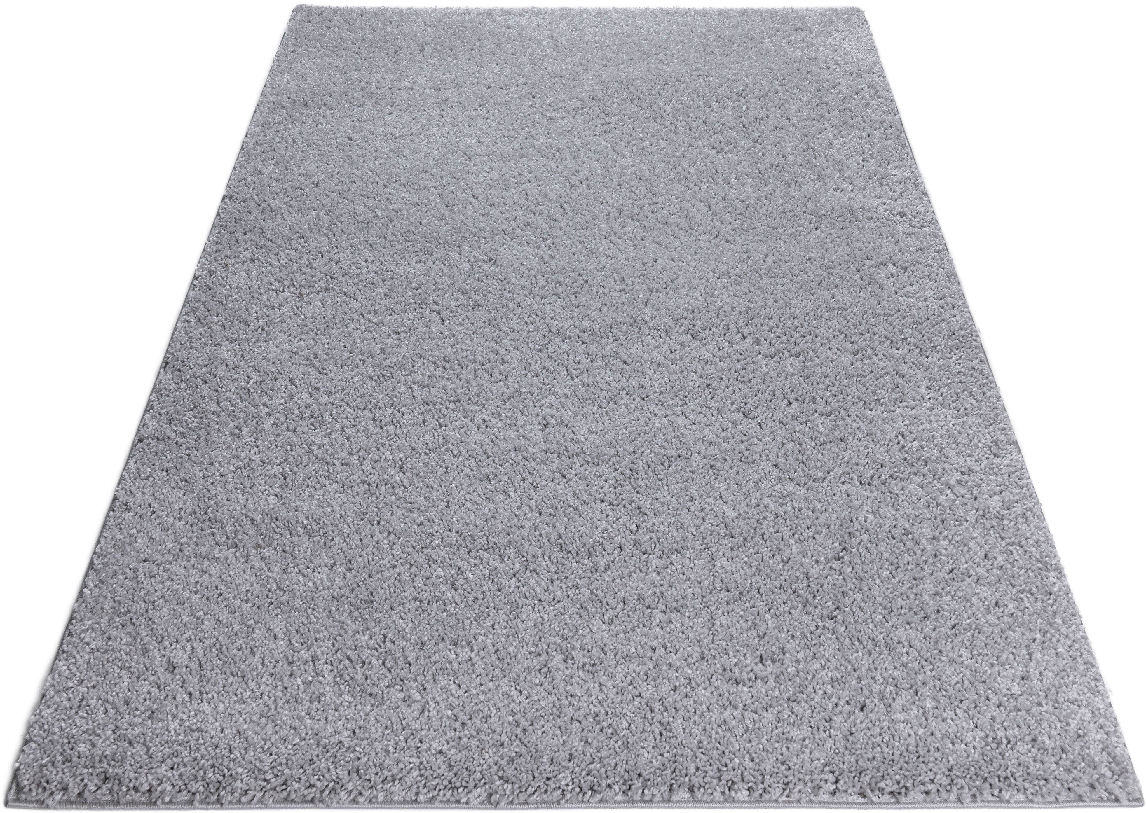 Bruno Banani Hoogpolig vloerkleed Shaggy Soft geweven, uni kleuren, bijzonder zacht en knuffelig, klantenfavoriet