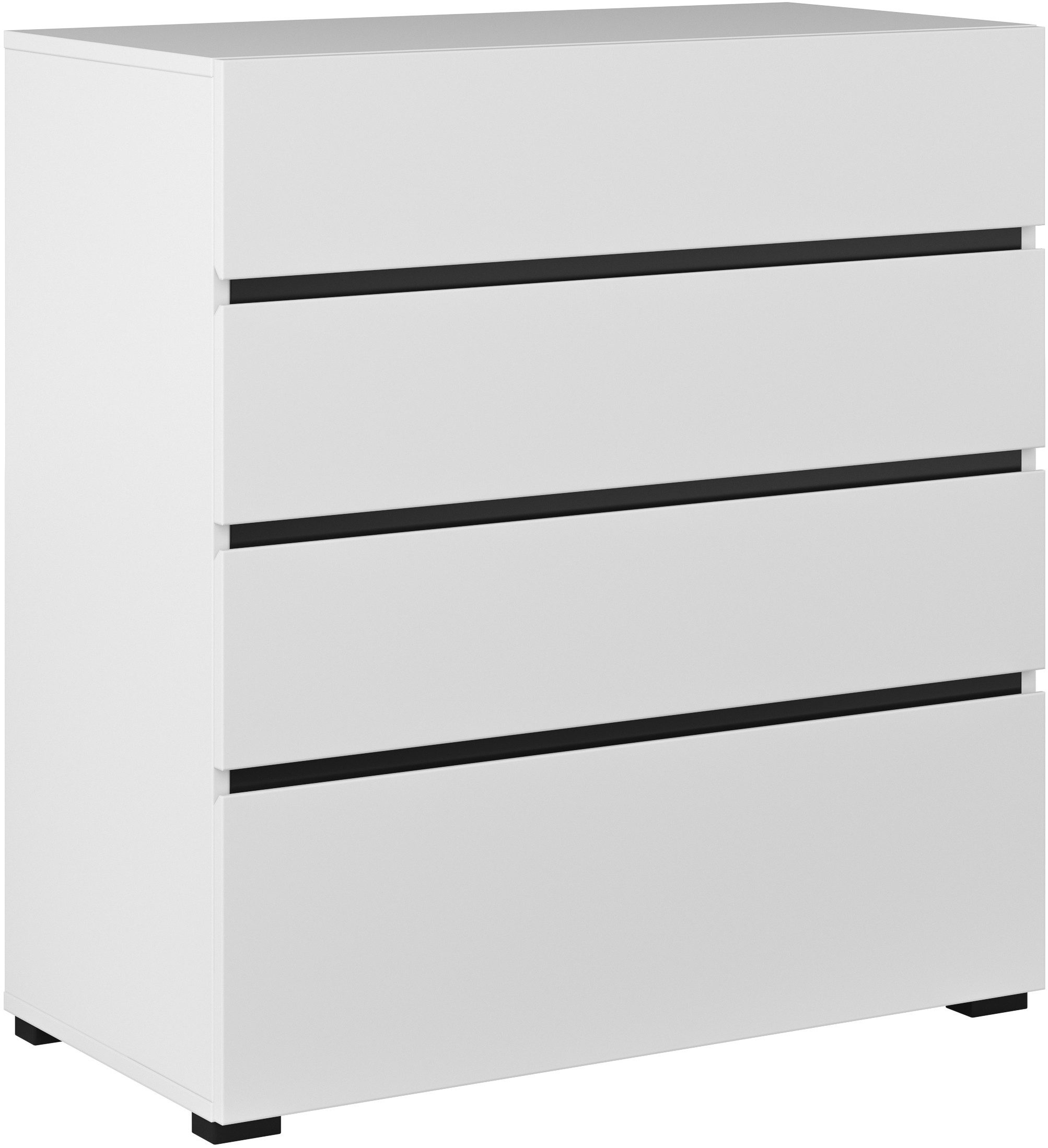 INOSIGN Ladekast Cross, moderne greeploze commode, 80x40x85cm (Bxdxh)