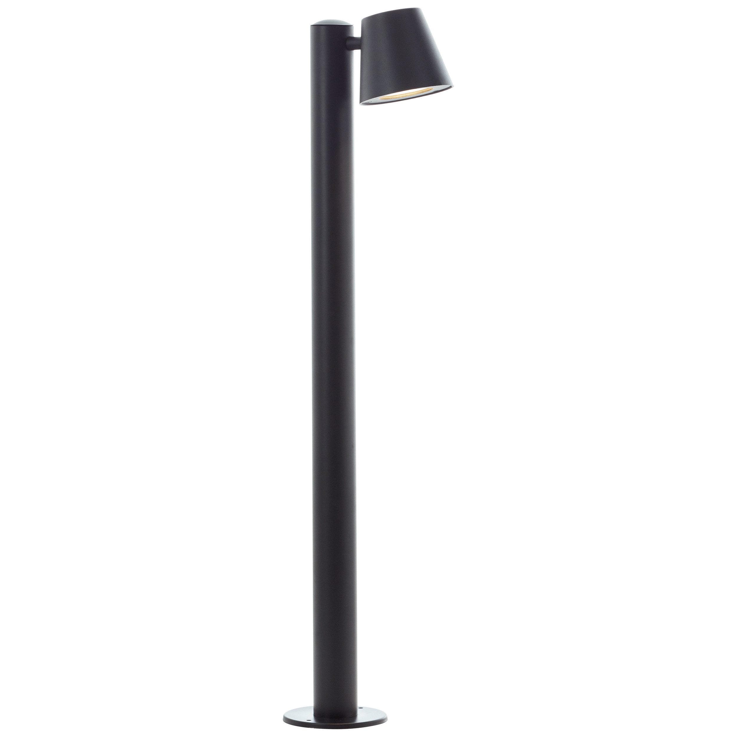 Brilliant Leuchten Staande lamp voor buiten Bari Buitenstaande lamp, 80 cm, GU10, IP44, metaal/kunststof, zwart (1 stuk)