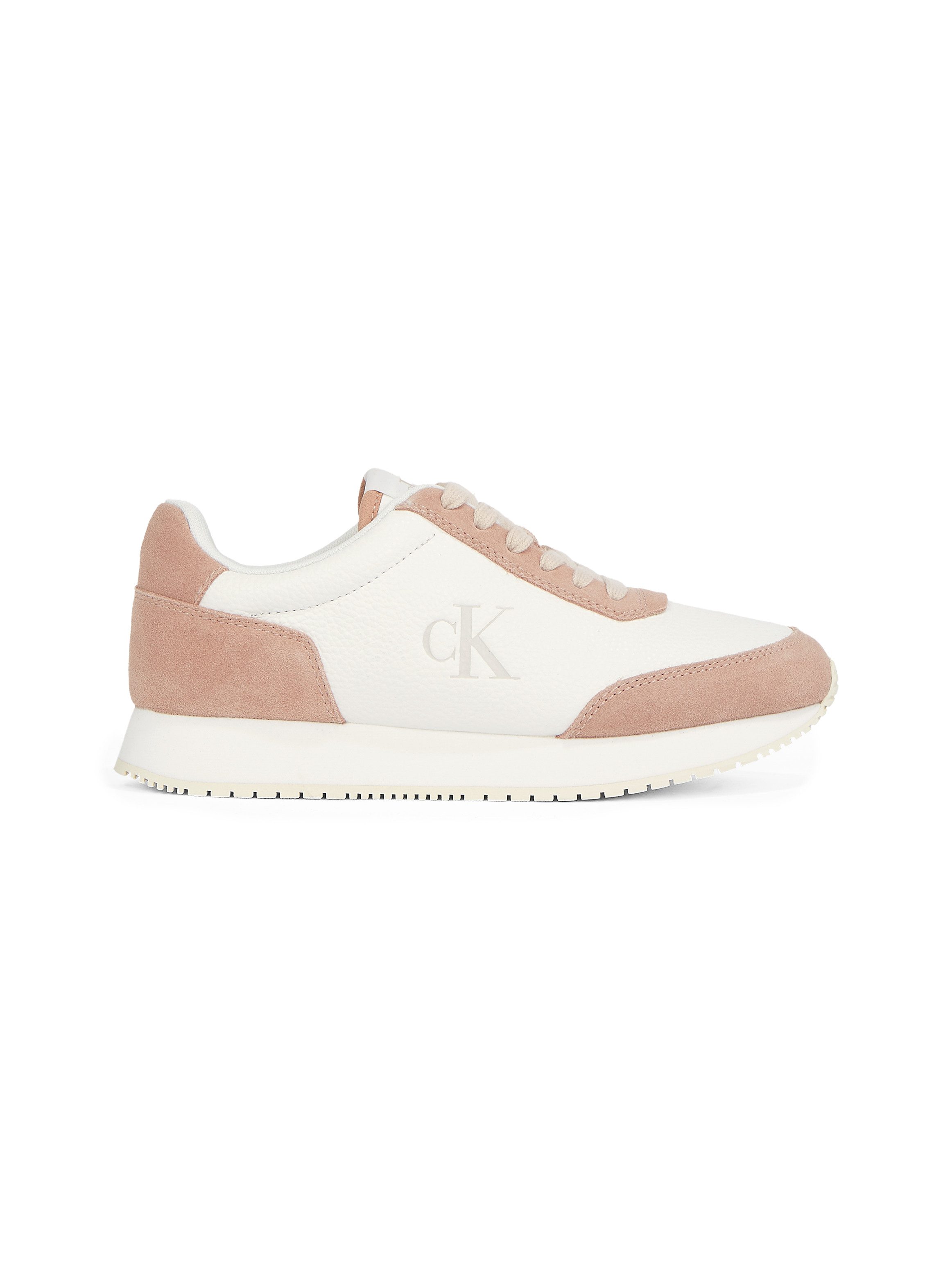 Calvin Klein Sneakers RUNNER LACEUP LOW MIX MG vrijetijdsschoen, lage schoen, veterschoen met zij ck-logo