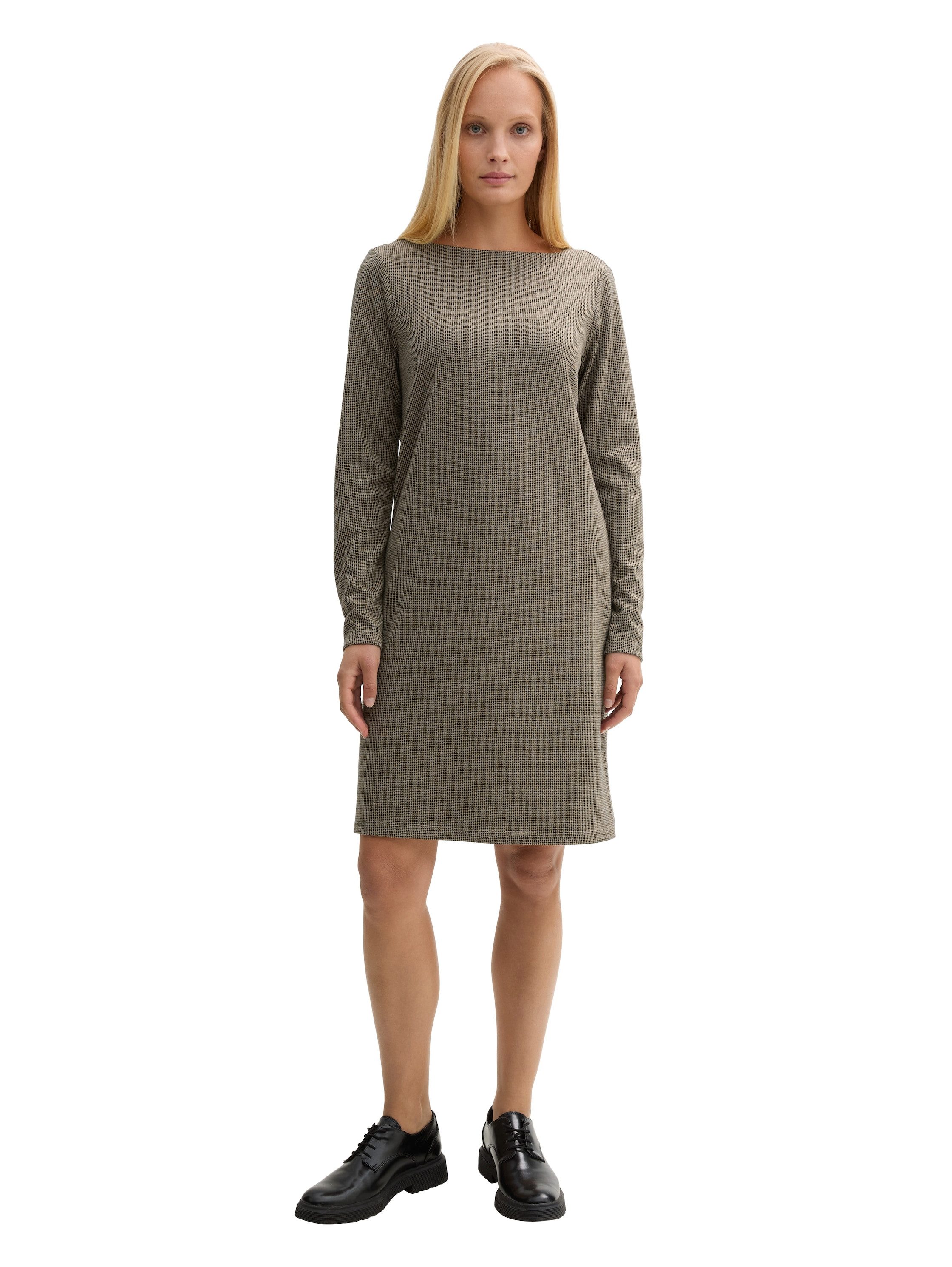 Tom Tailor Midi-jurk met boothals