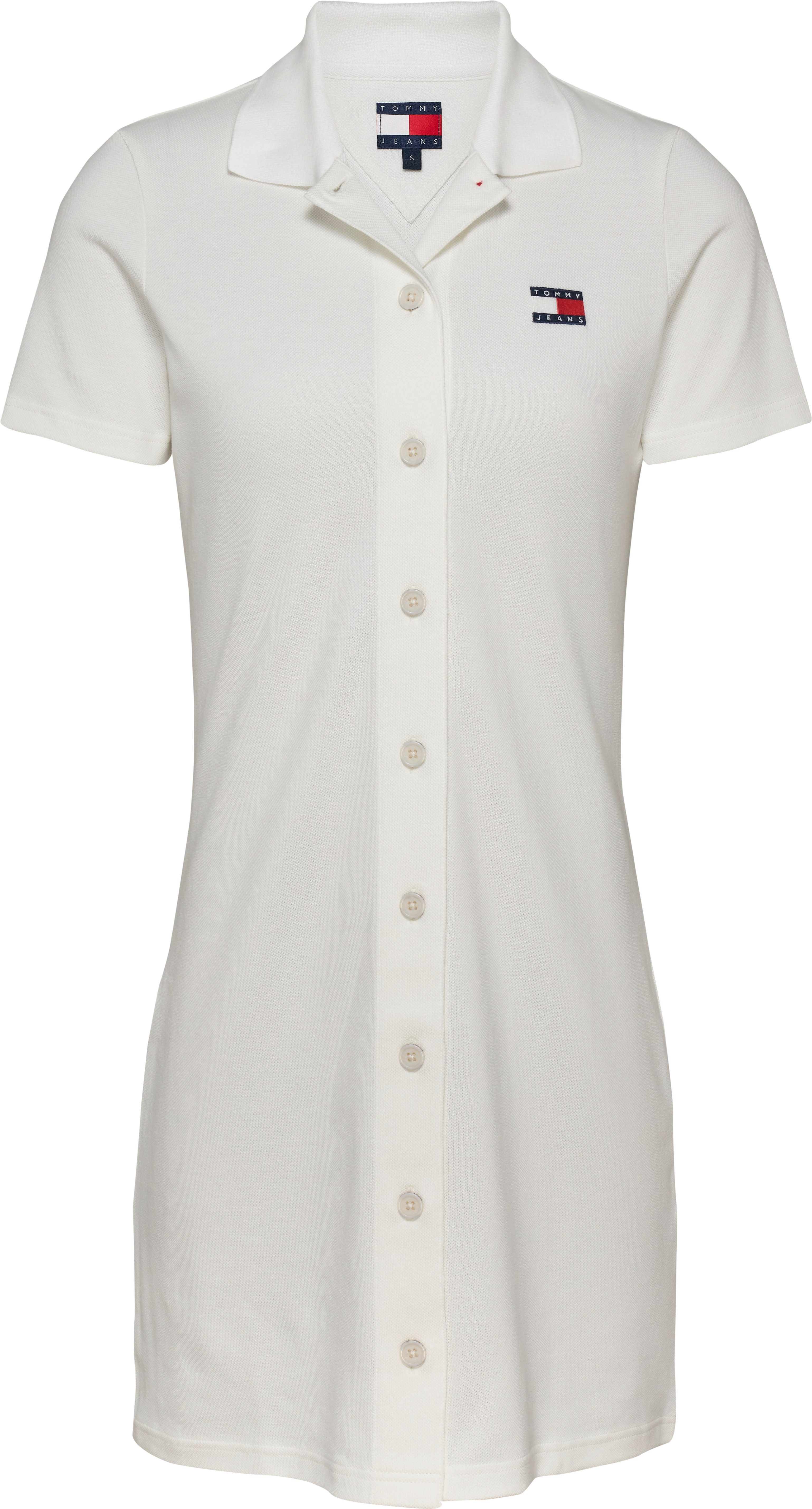TOMMY JEANS Polojurk TJW BADGE PIQUE POLO DRESS