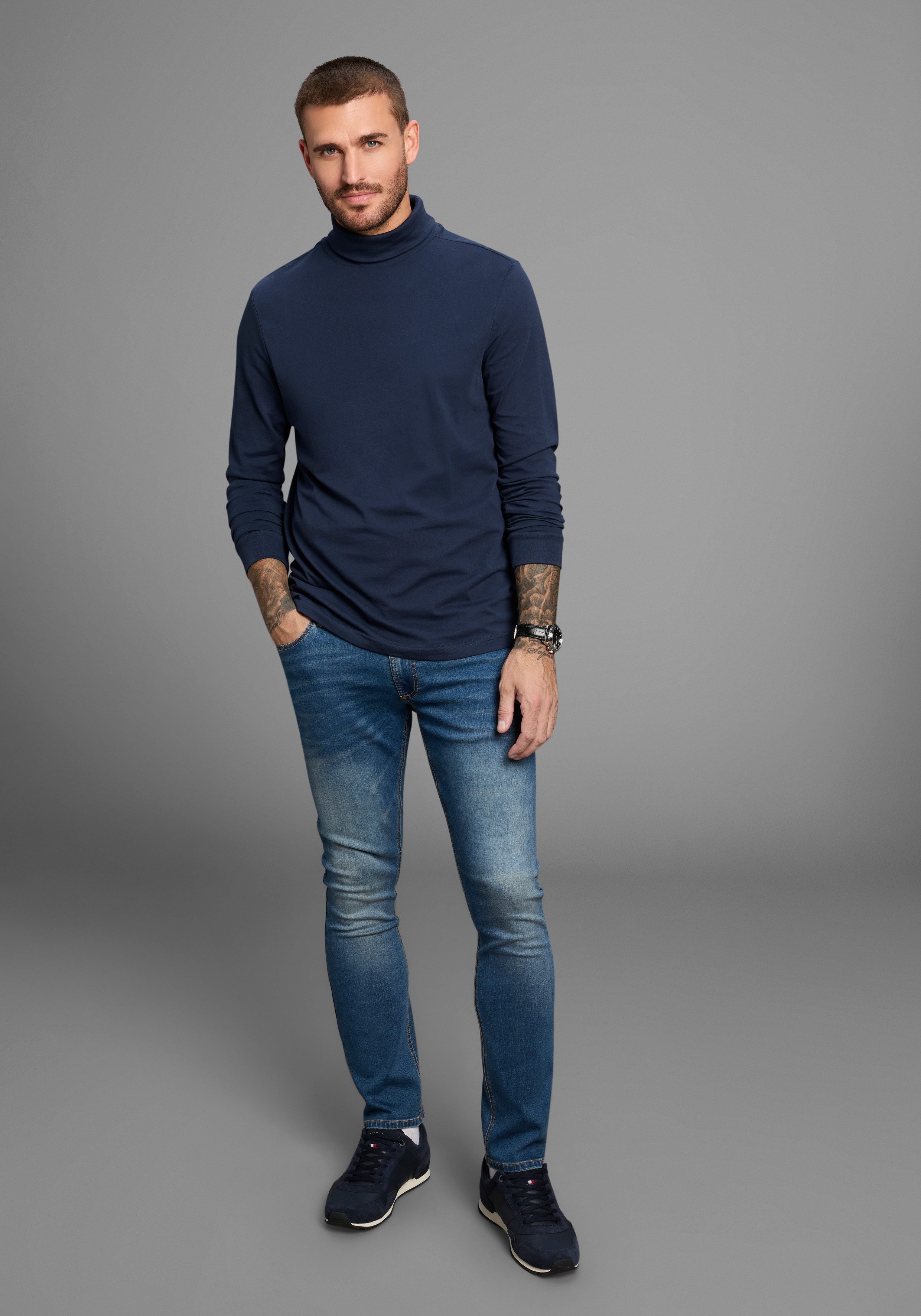 Bruno Banani Colshirt ook voor onderkleding