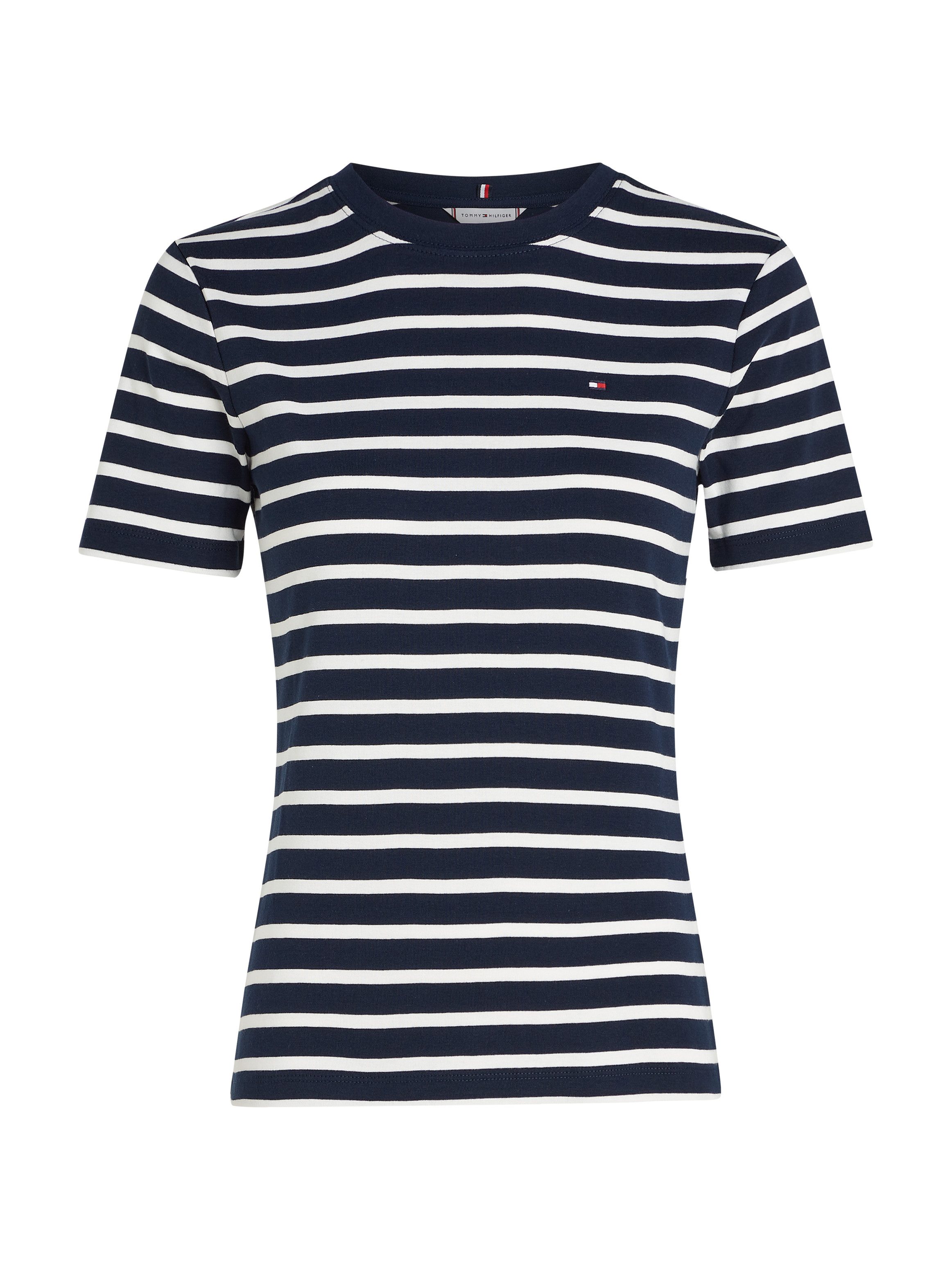 Tommy Hilfiger T-shirt SLIM CODY C-NK SS met geborduurd logo