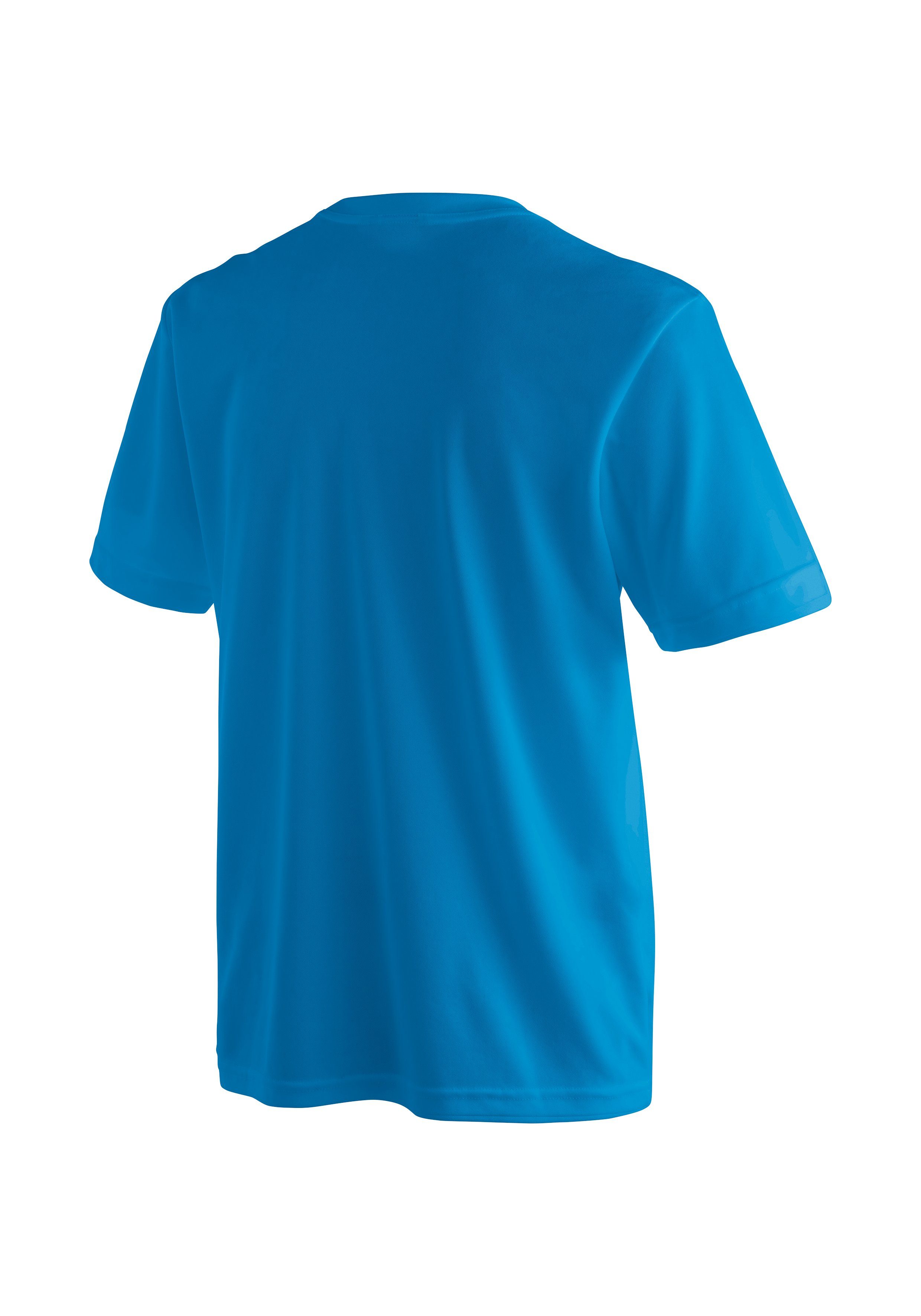 Maier Sports Functioneel shirt Walter Heren T-shirt, ronde hals pique outdoor shirt, snel drogend