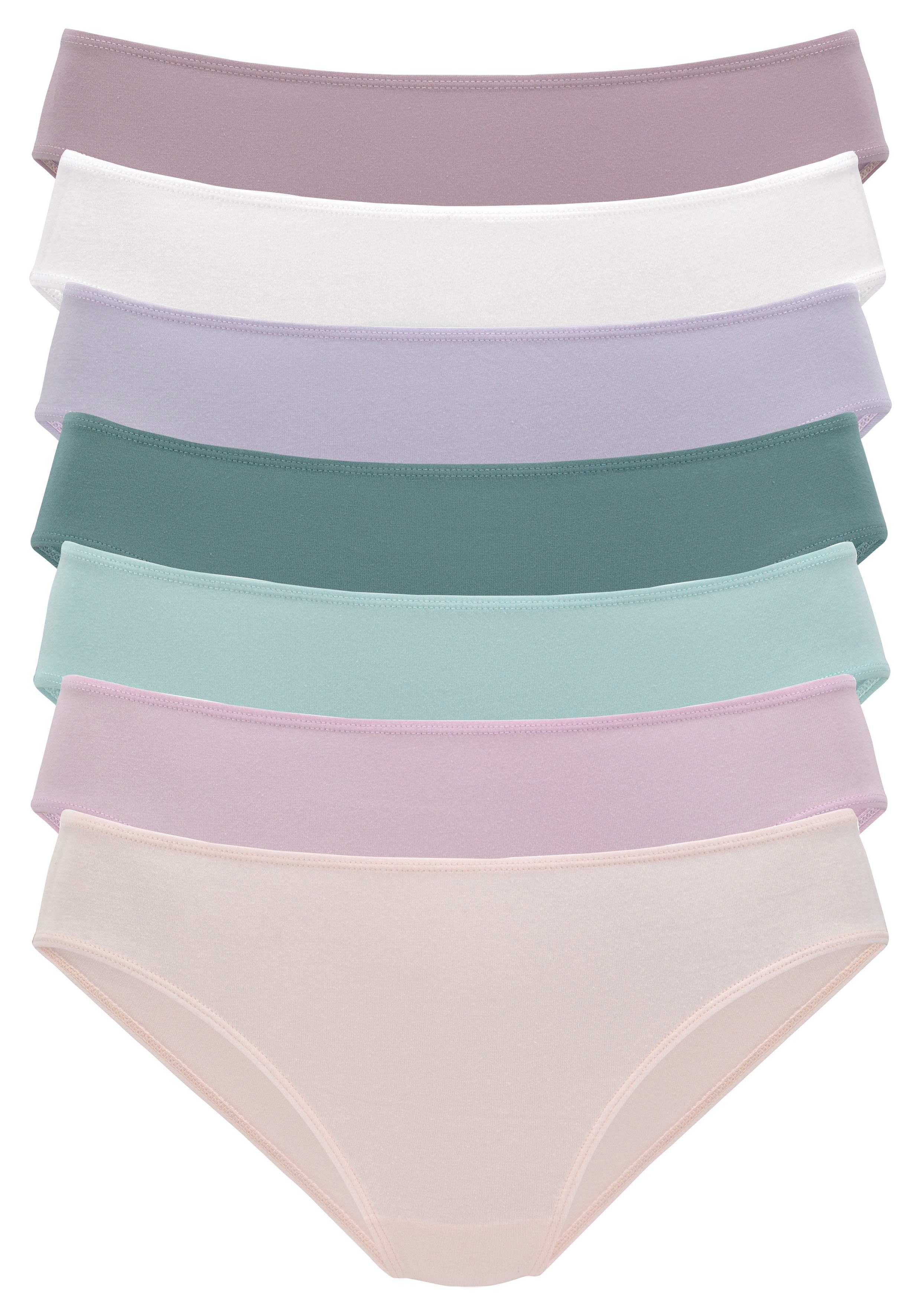 Vivance Jazz-hipsters (set, 7 stuks) dames slips maat 40/42 roze