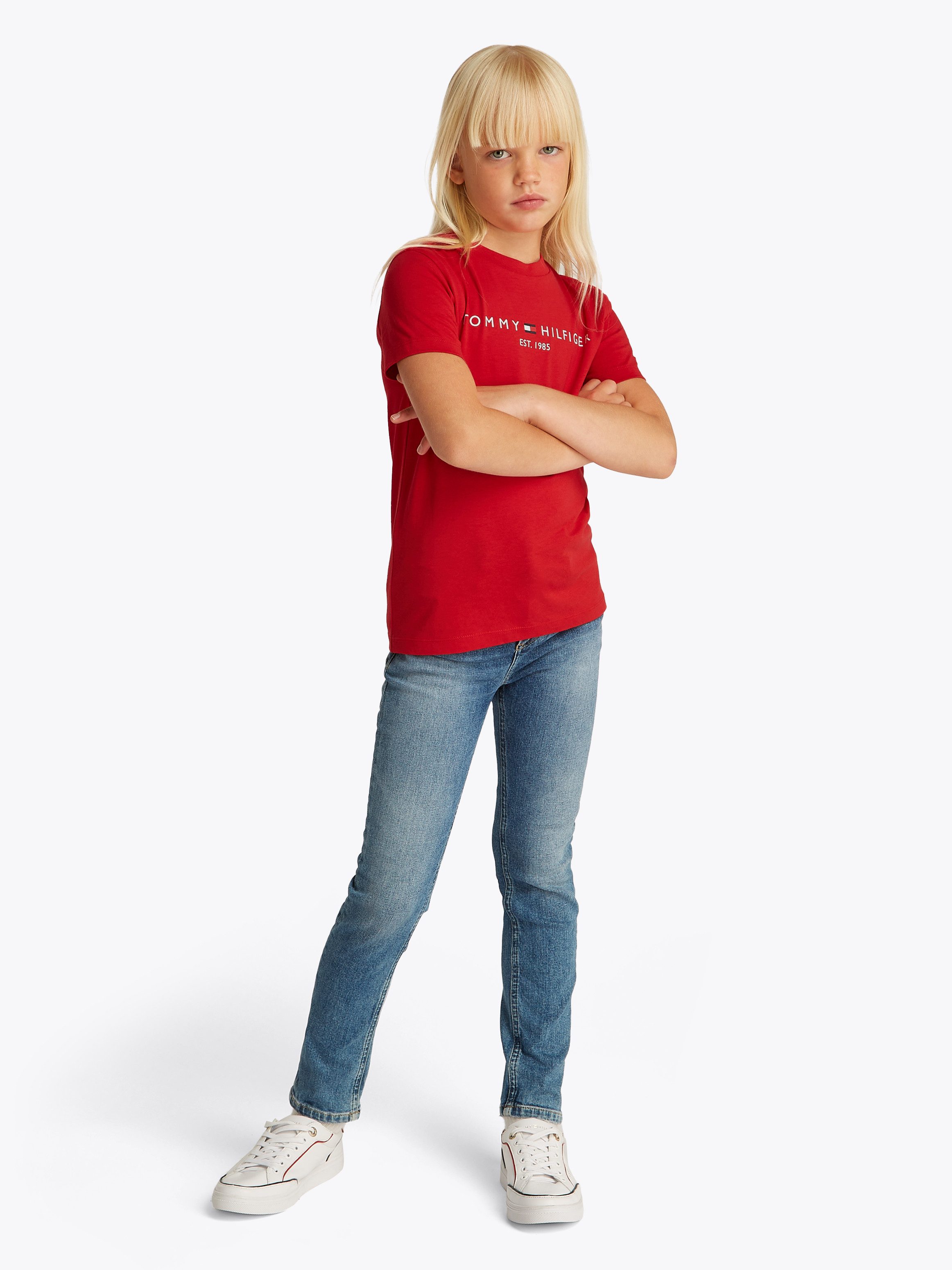 Tommy Hilfiger T-shirt U ESSENTIAL TEE S/S met een logo-opschrift