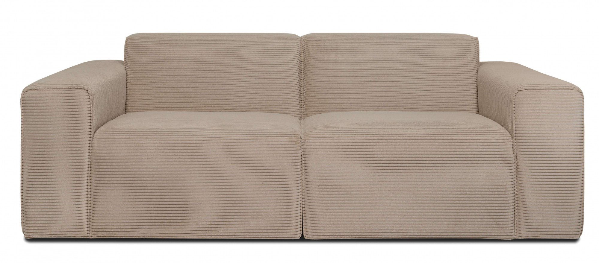 INOSIGN 2-zitsbank Clayton in een trendy ribfluwelen bekleding, diverse combinaties mogelijk