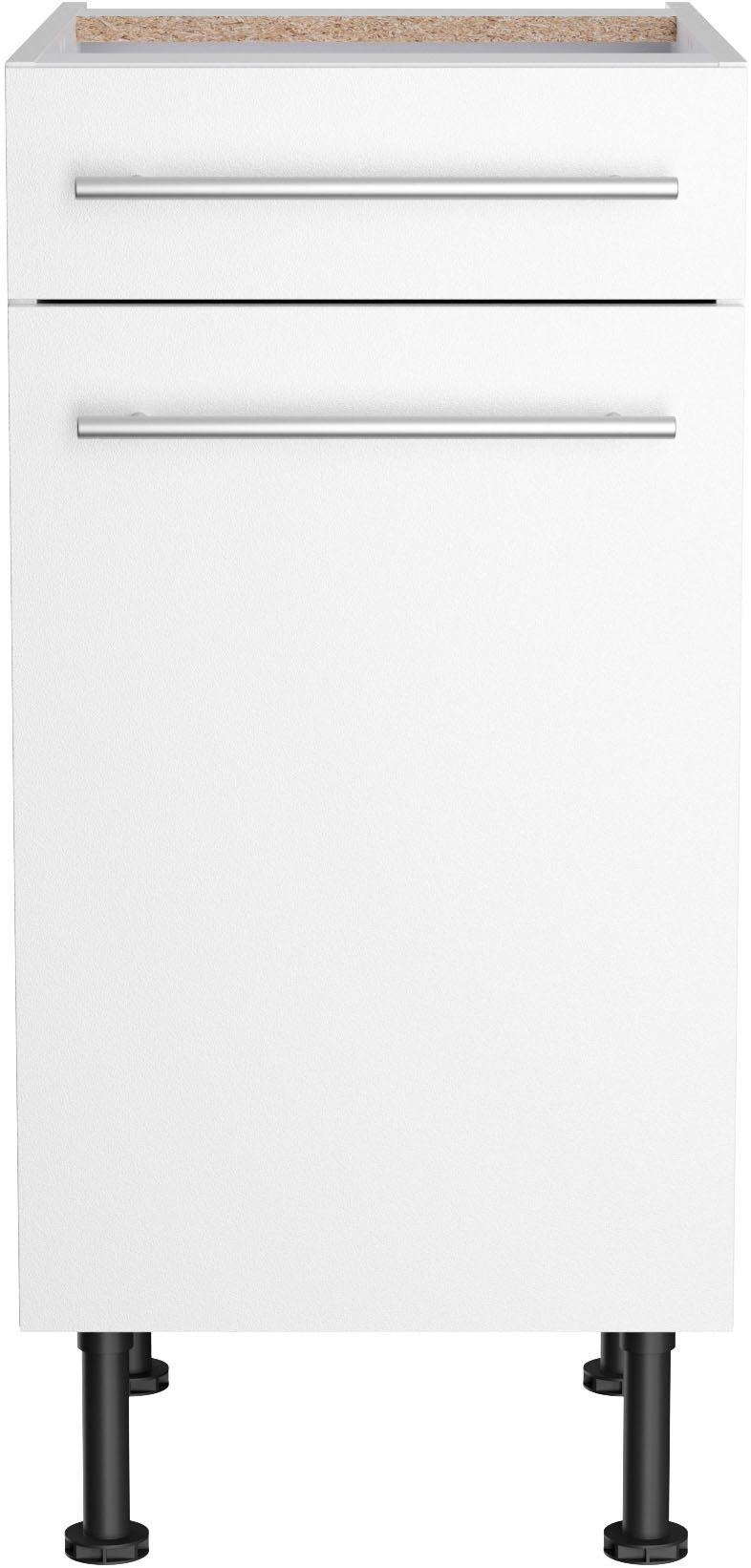 Kochstation Onderkast KS-Bern2 Breedte 40 cm, 1 deur, 1 lade, 1 legplank