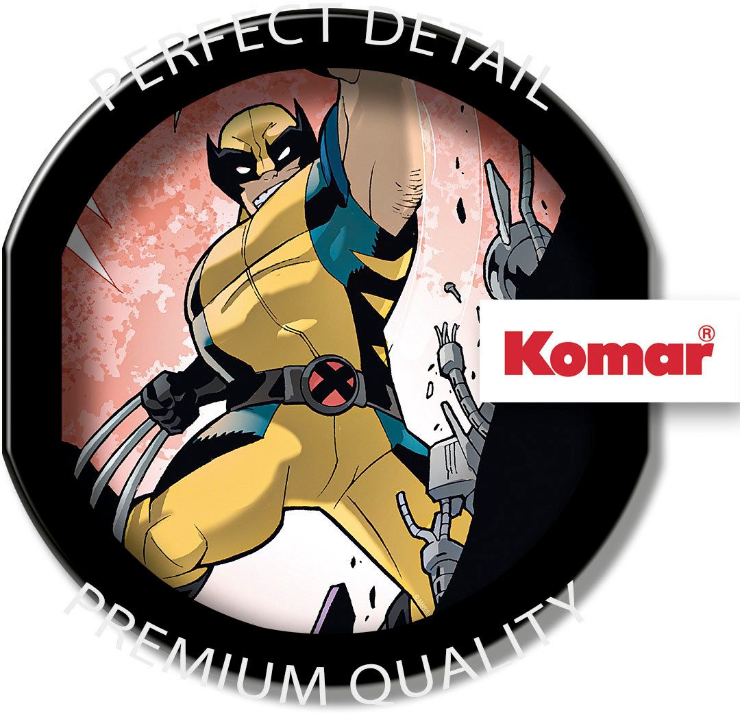 Komar Artprint op linnen X-Men Wolverine Slit - Afmeting 30 x 60 cm Canvasdoek met echt houten frame, kinderkamer (1 stuk)