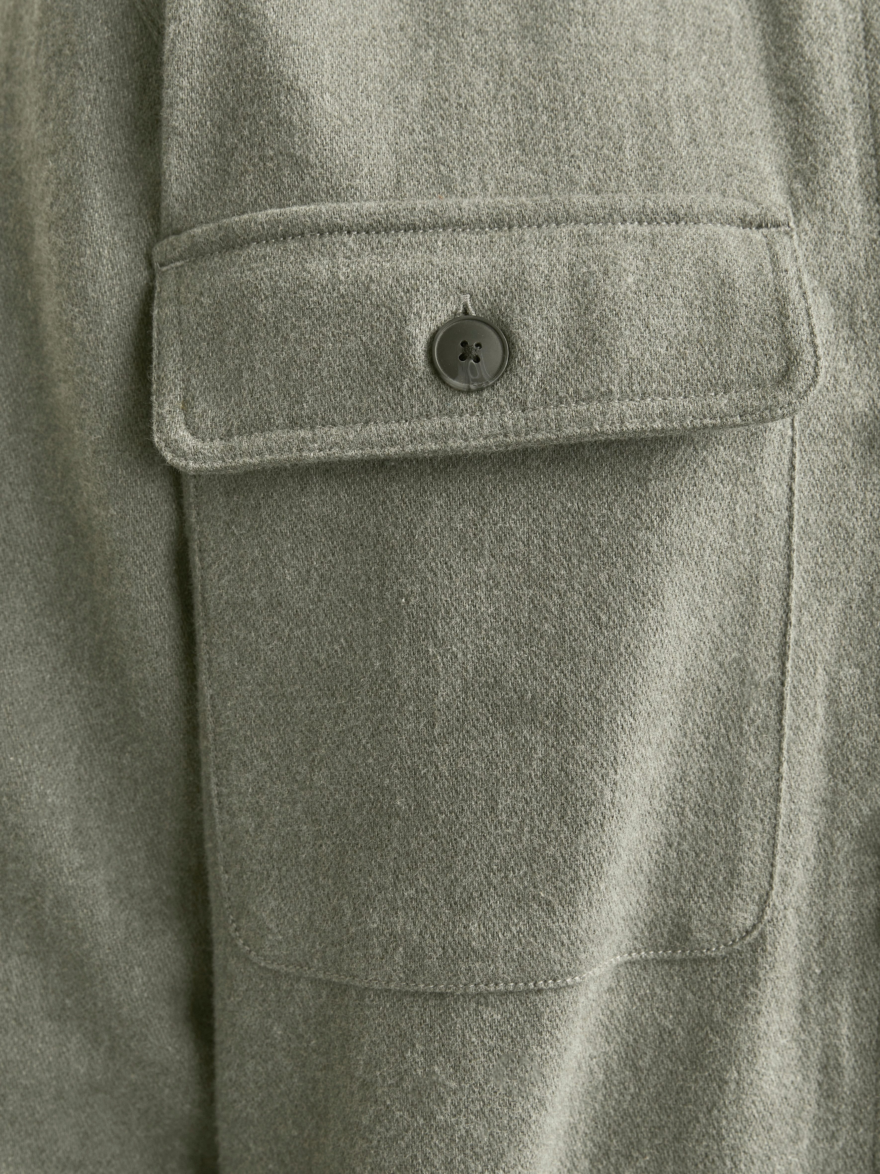 Jack & Jones Overhemd met lange mouwen JPRRAYMOND MELANGE SOLID LS OVERSHIRT SN