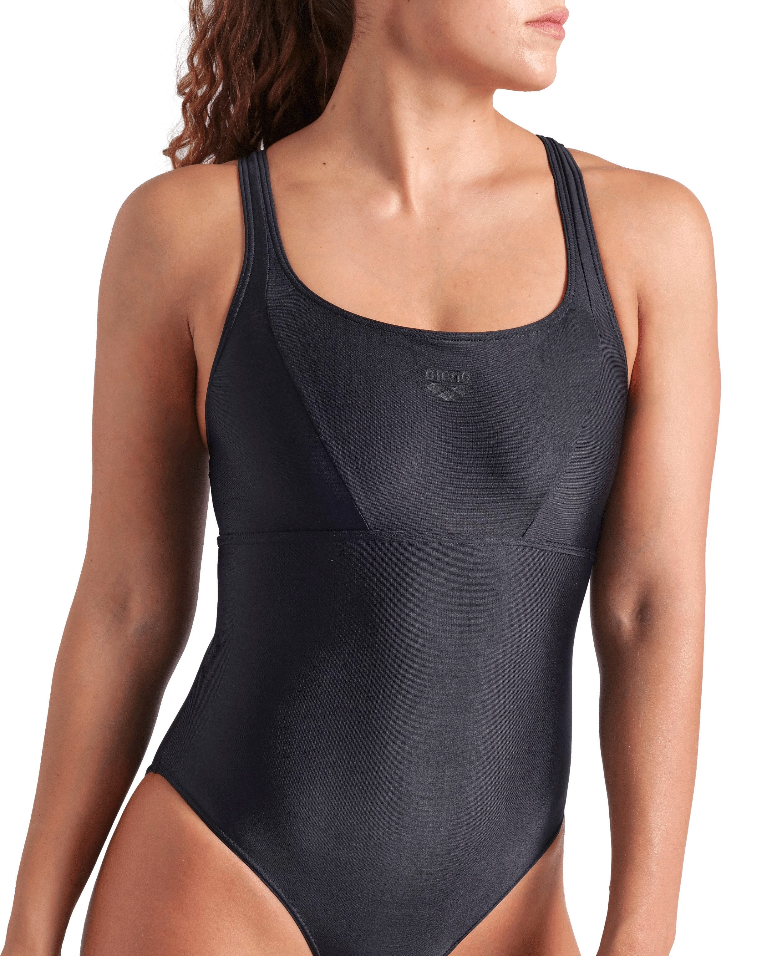 Arena Badpak Arena Feel dames Solid Control Pro Back bustier badpak
