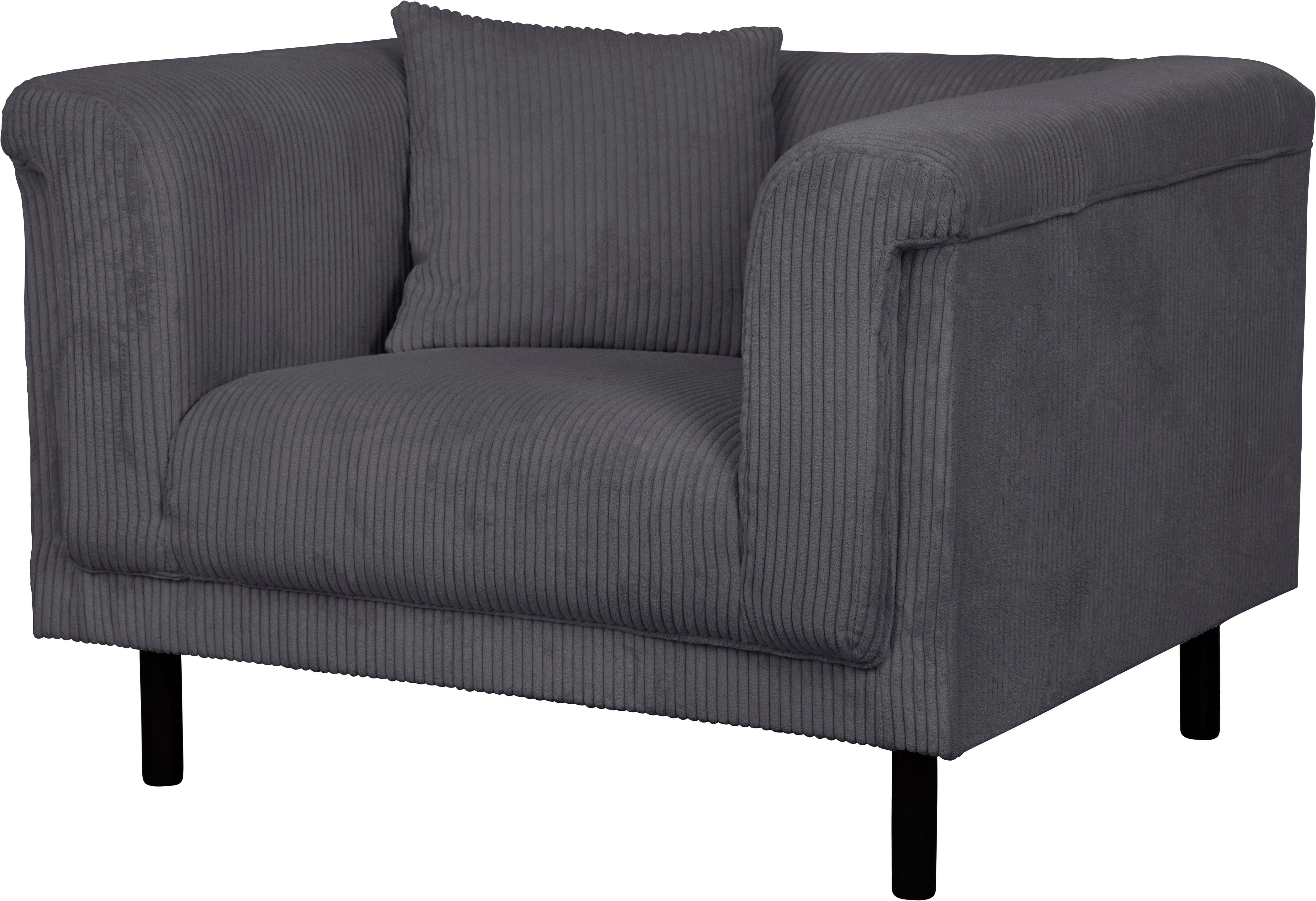 INOSIGN Fauteuil AGNIA BxDxH: 100x85x71 cm incl. sierkussens, ook in cord en bouclé