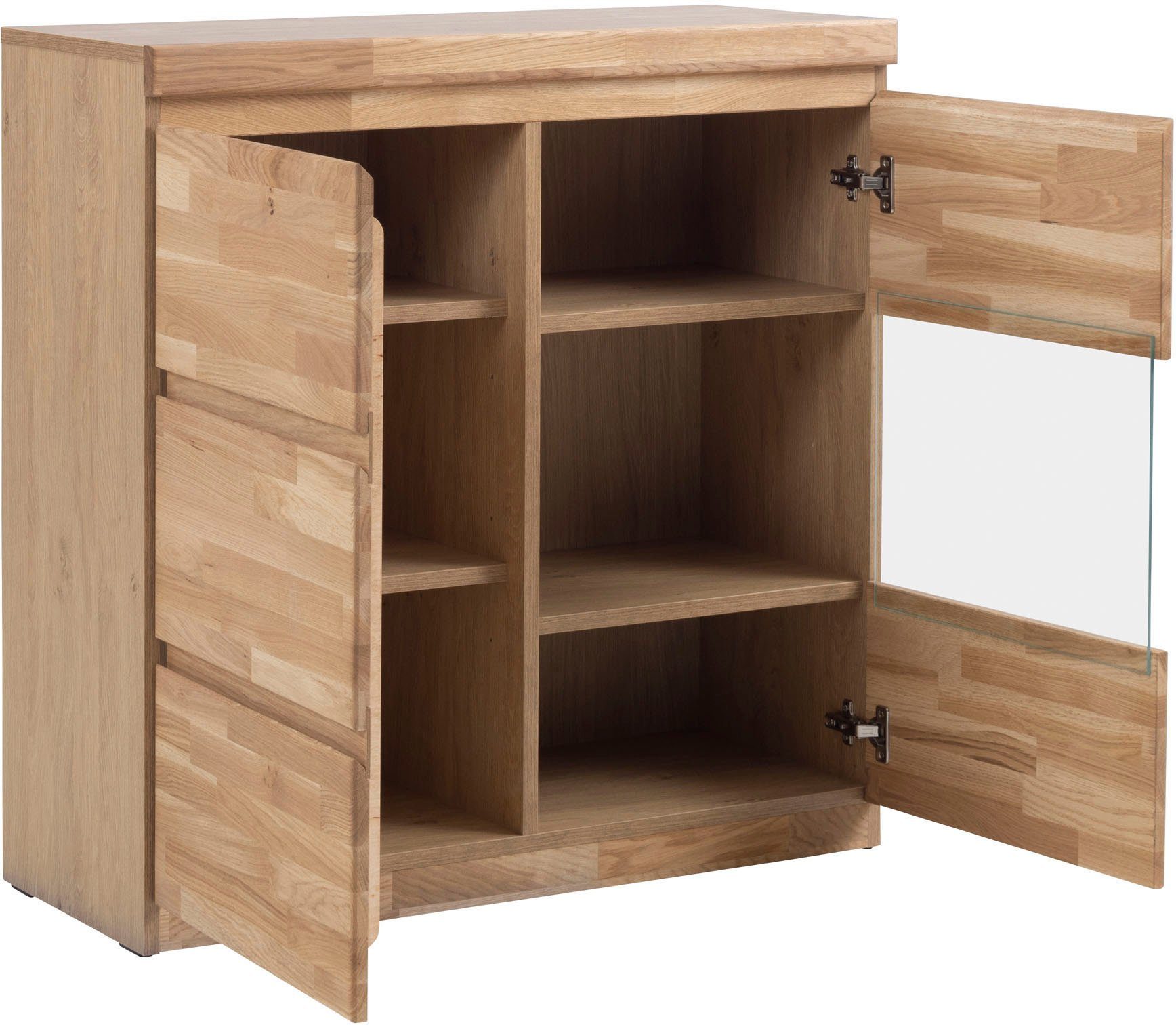 Home affaire Dressoir Oslo Breedte ca. 90 cm, gedeeltelijk massief