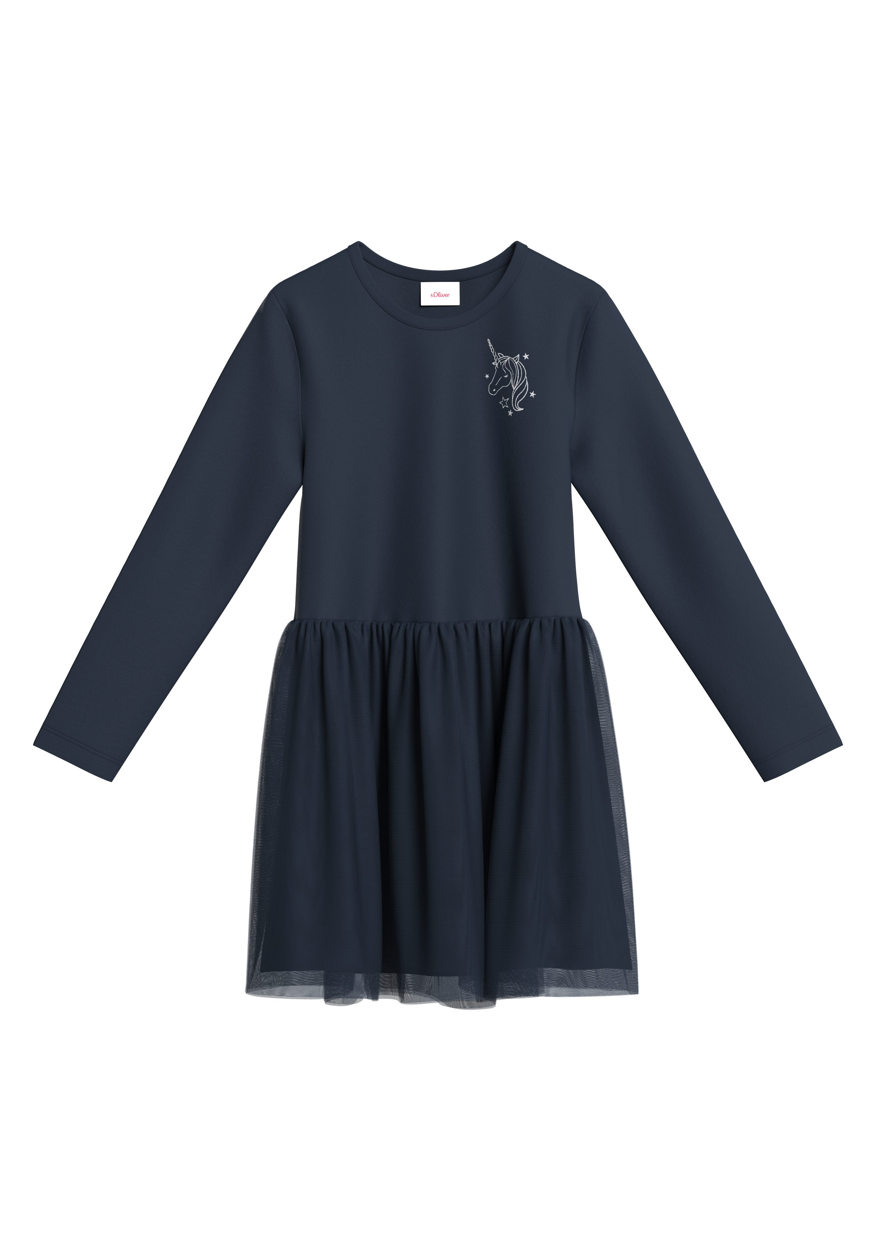 s.Oliver RED LABEL Junior Sweatjurk met rok van tule