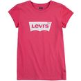 levi's kidswear t-shirt batwing tee met iconische batwing-print rood