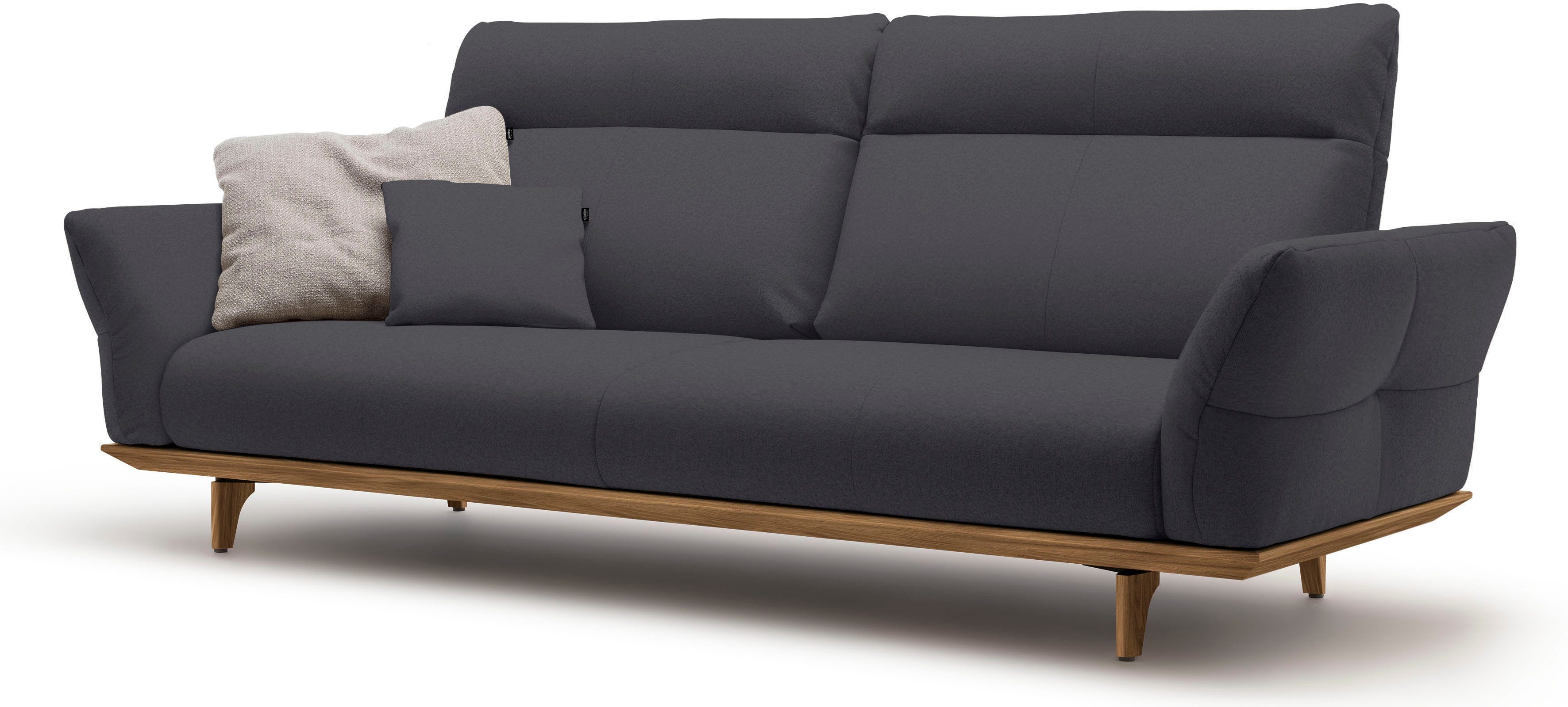 Creation BY ROLF BENZ 3,5-zitsbank Hs.460 Onderstel en poten in walnotenhout, breedte 228 cm