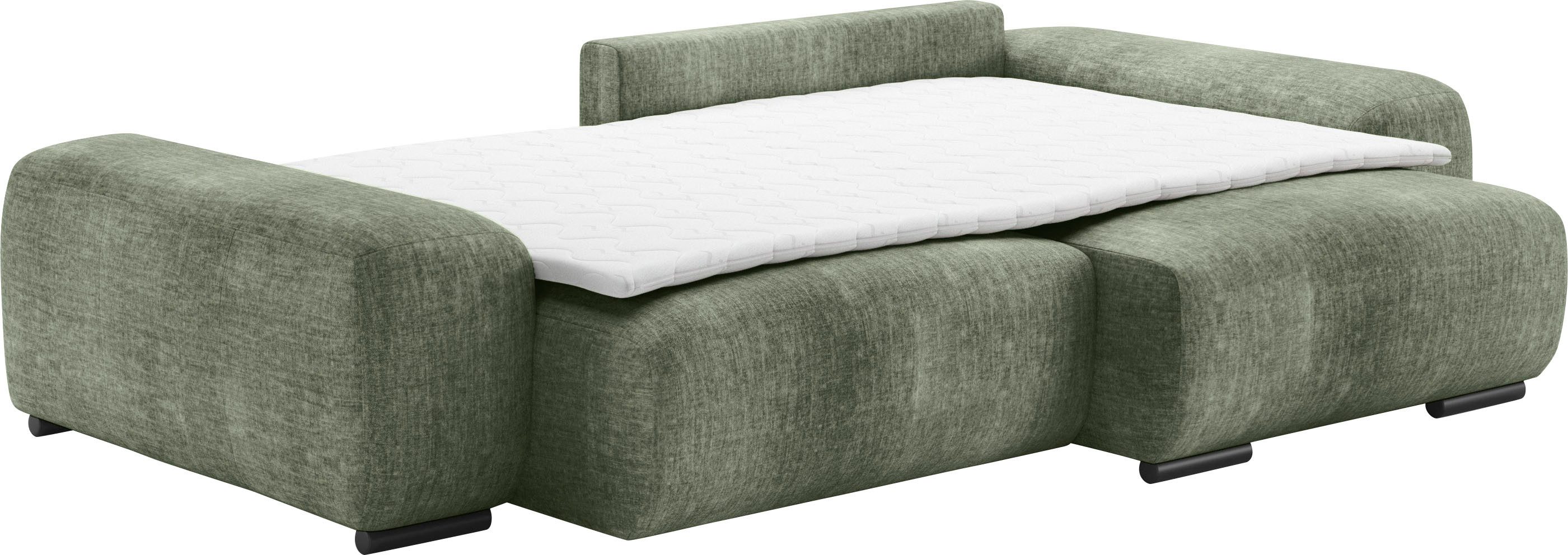 Mr. Couch Hoekbank Sundance II Doorlopende slaper met EasyBett-slaapfunctie, bedlade