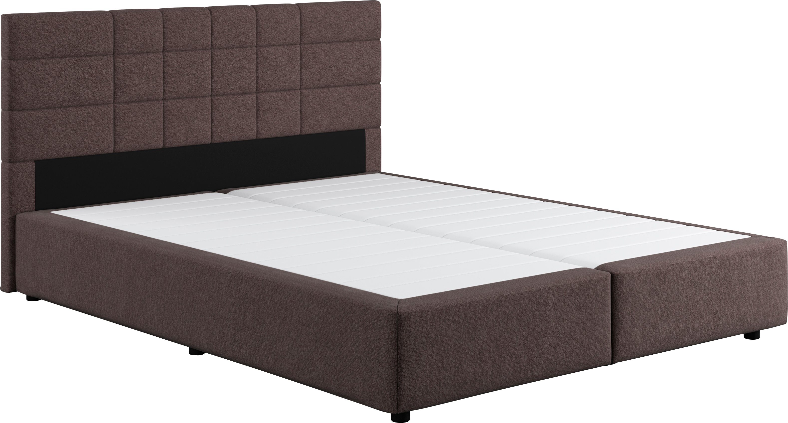COTTA Boxspring NALA optioneel verkrijgbaar met matras en matrastopper boxsprings bruin