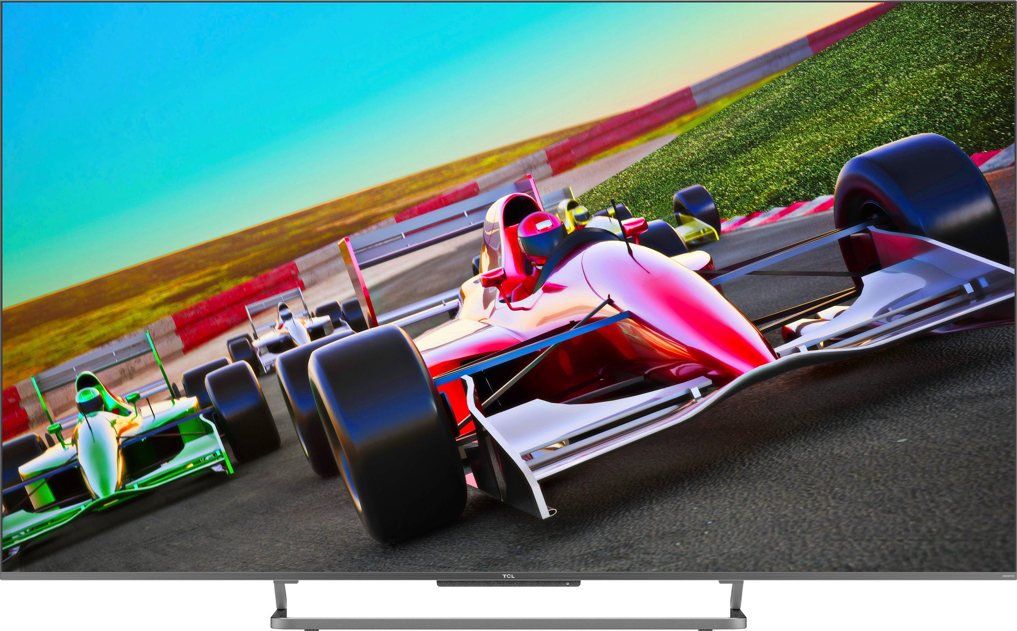 TCL QLED-TV 65C728X1, 164 cm / 65", 4K Ultra HD, Smart TV - Android TV, Android 11, Onkyo-geluidssysteem, gaming tv
