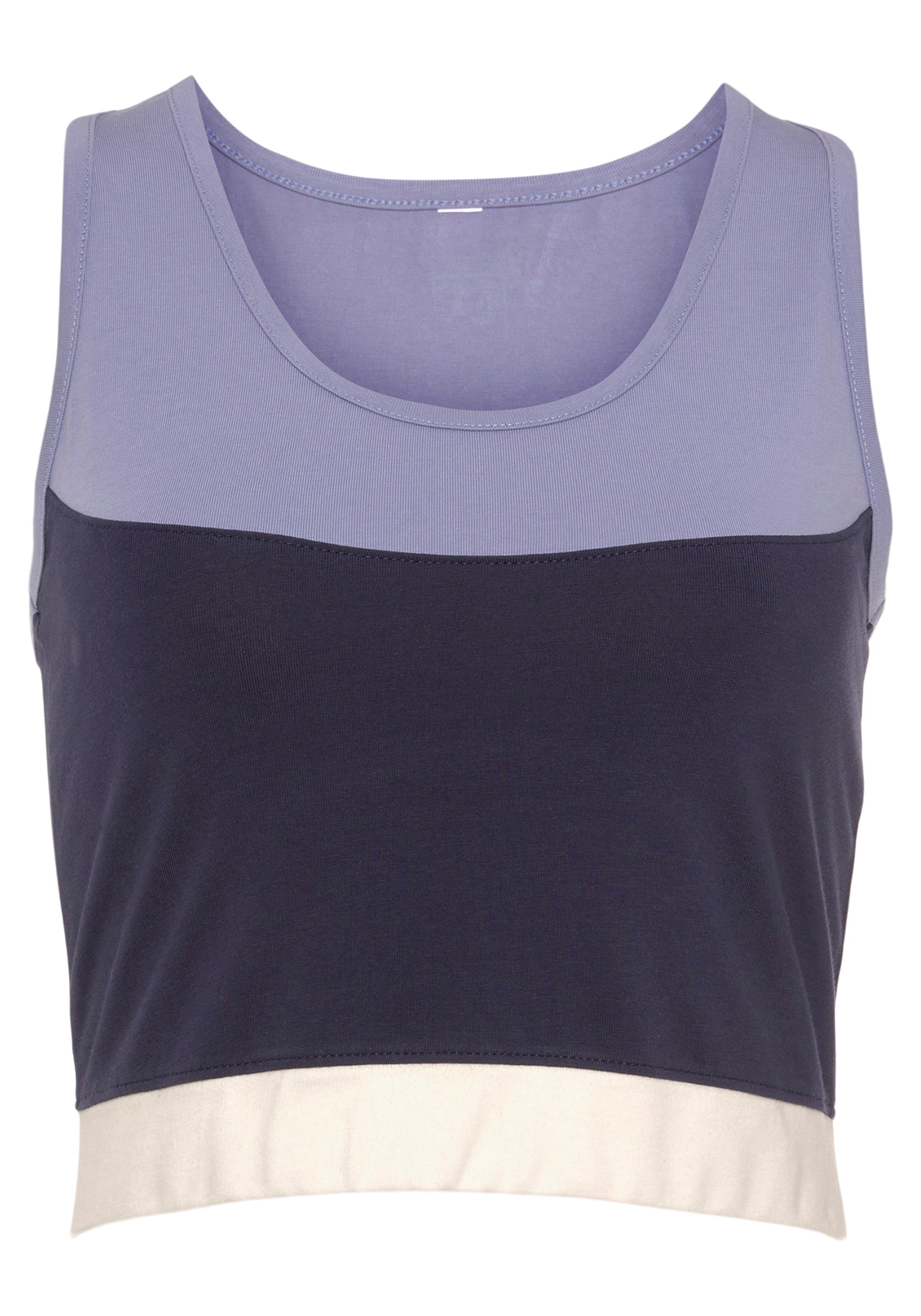 active by Lascana Crop-top -Sporttop Sporttop met cut-out