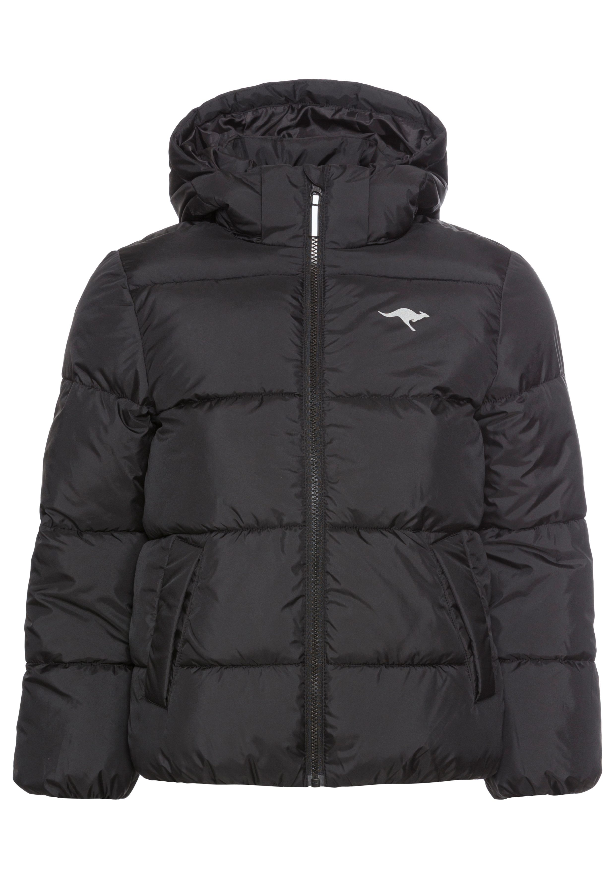 KangaROOS Winterjack Outdoor gewatteerde jas voor meisjes Gewatteerde jack met reflecterende details