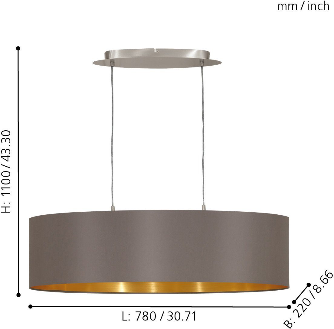 EGLO Hanglamp MASERLO Hanglicht, hanglamp