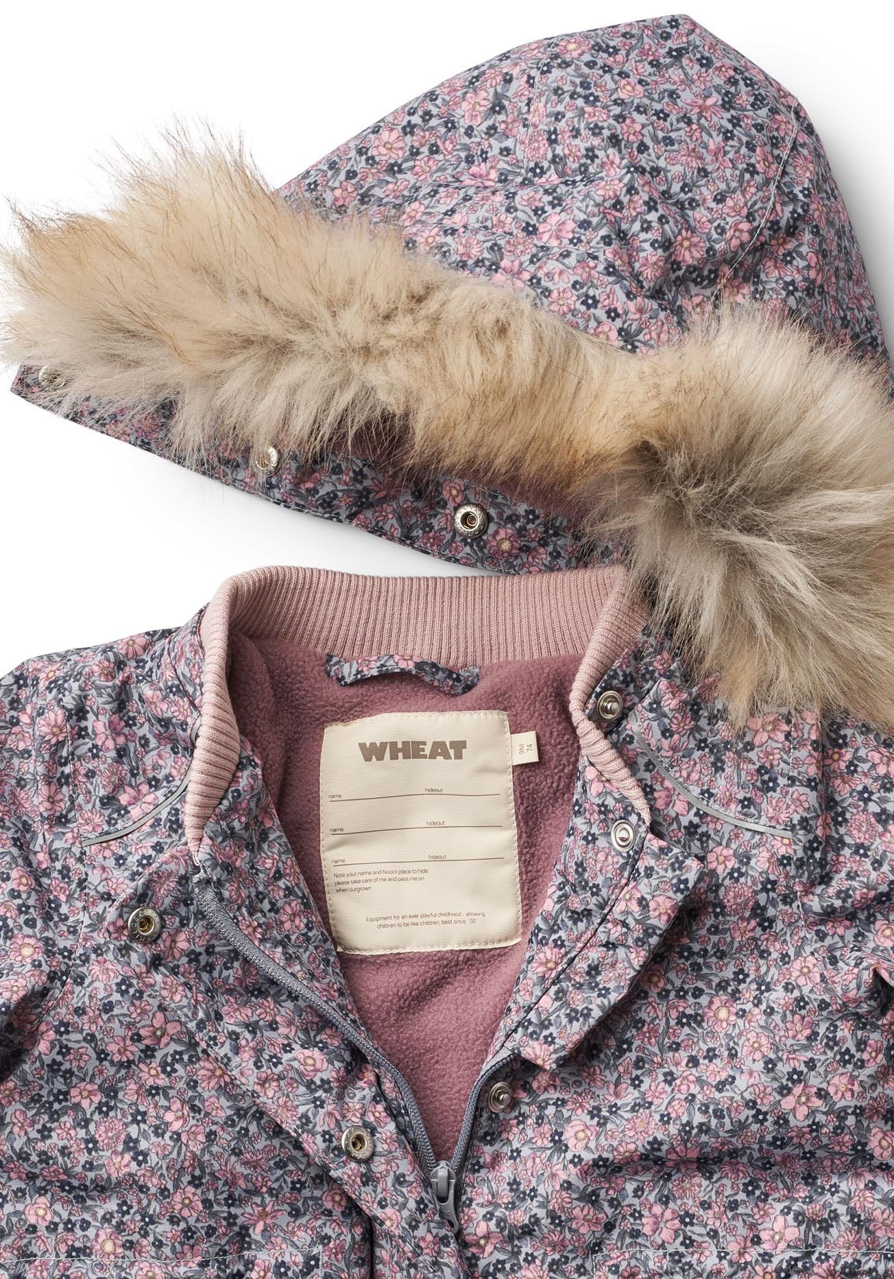 WHEAT Outdoorjack Jacket Mathilde Tech waterdicht, ademend en licht gewatteerd