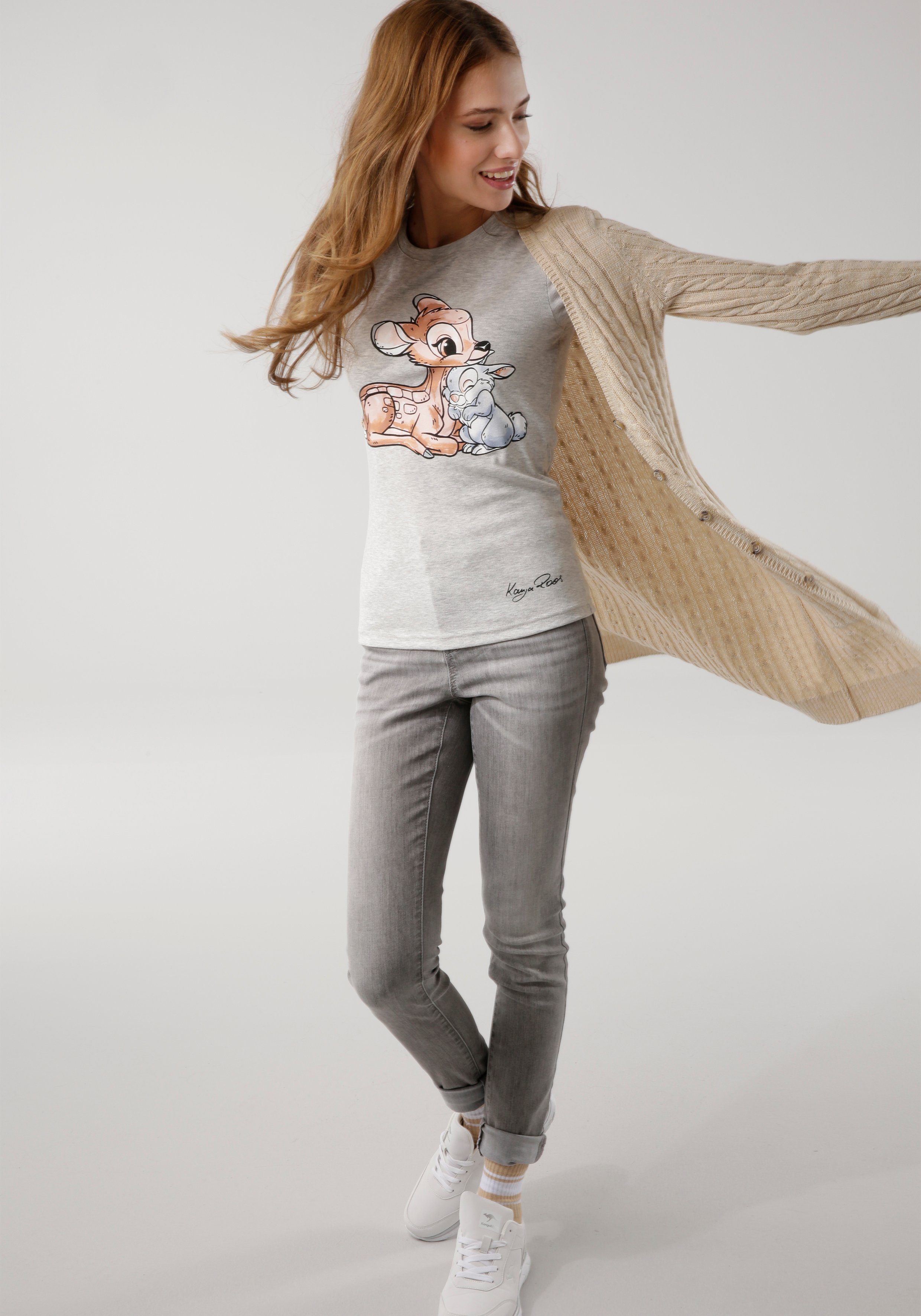 KangaROOS Lang vest met trendy kabelpatroon en zakken