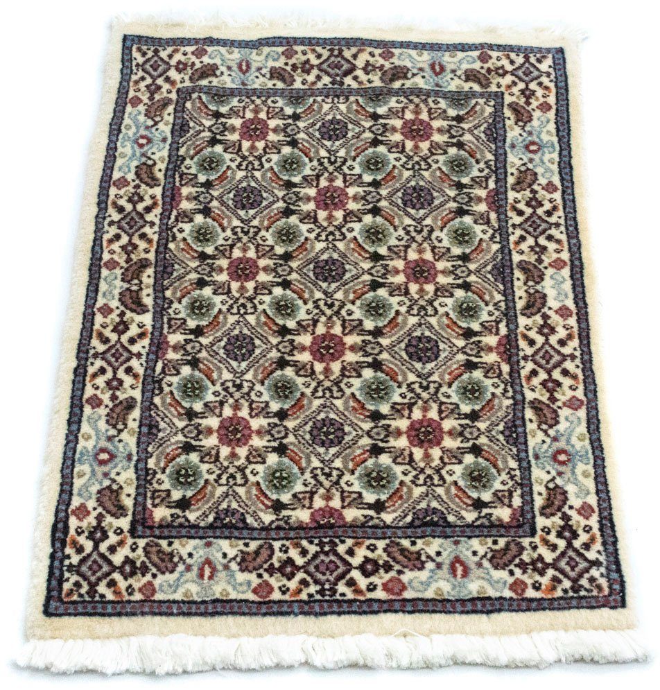 morgenland Vloerkleed Moud vloerkleed met de hand geknoopt blauw