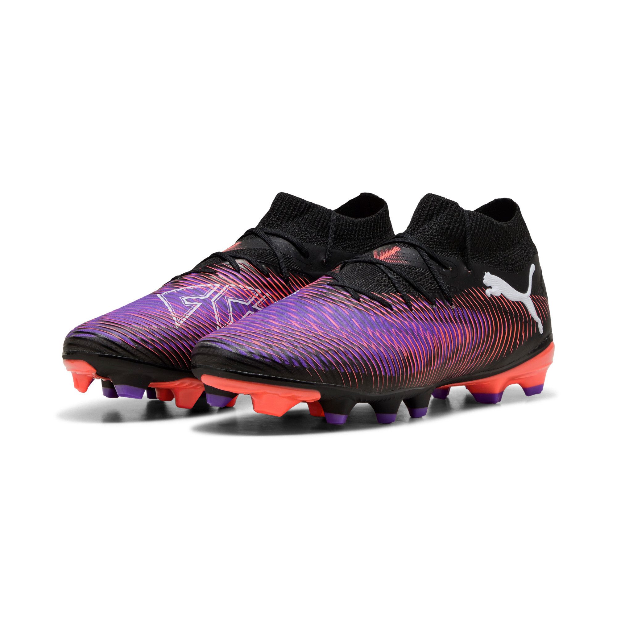 PUMA Voetbalschoenen FUTURE 8 PRO FG/AG unisex zaalvoetbalschoenen maat 44 zwart