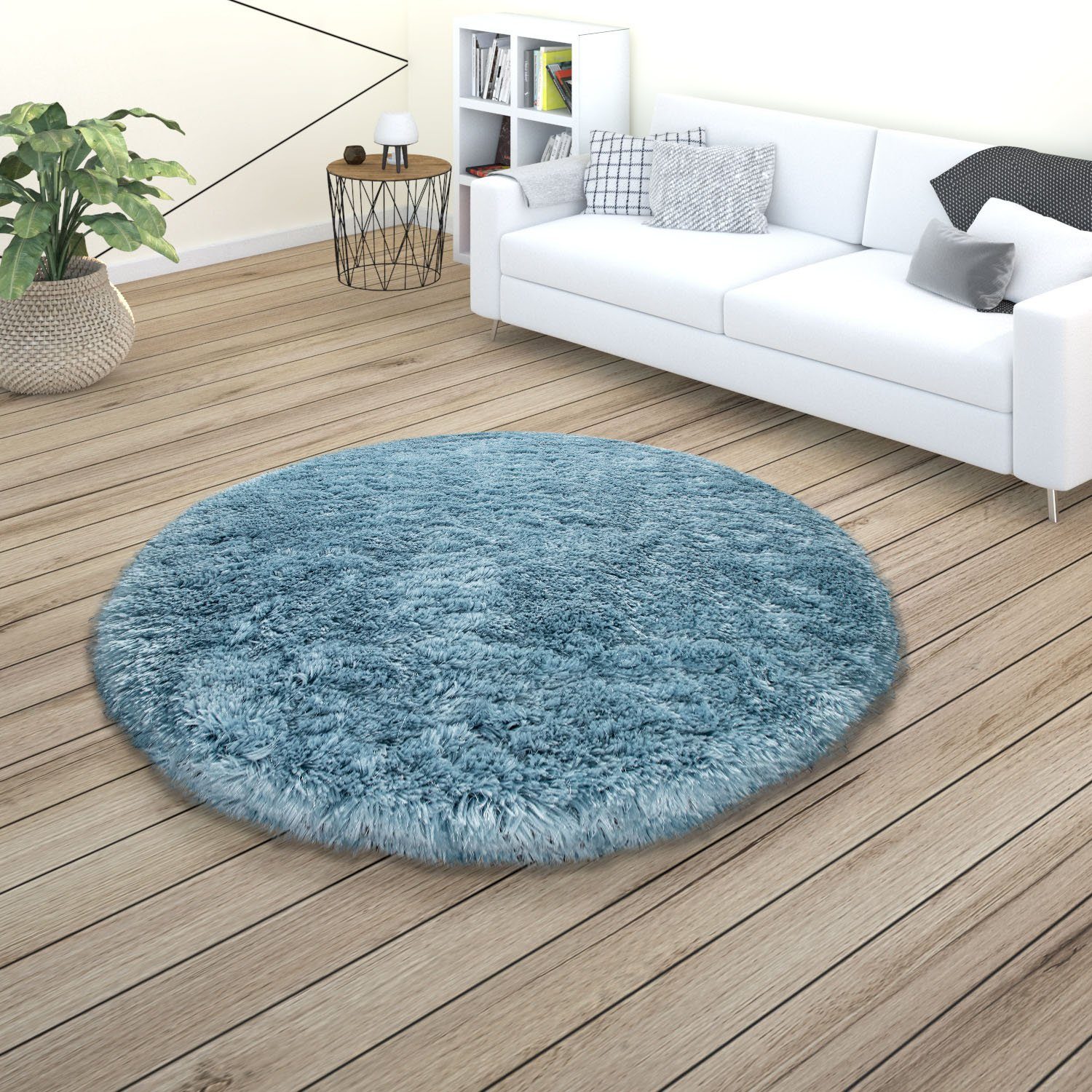 Paco Home Hoogpolig vloerkleed Akumal 930 Shaggy, bijzonder zacht door softgaren, unikleuren