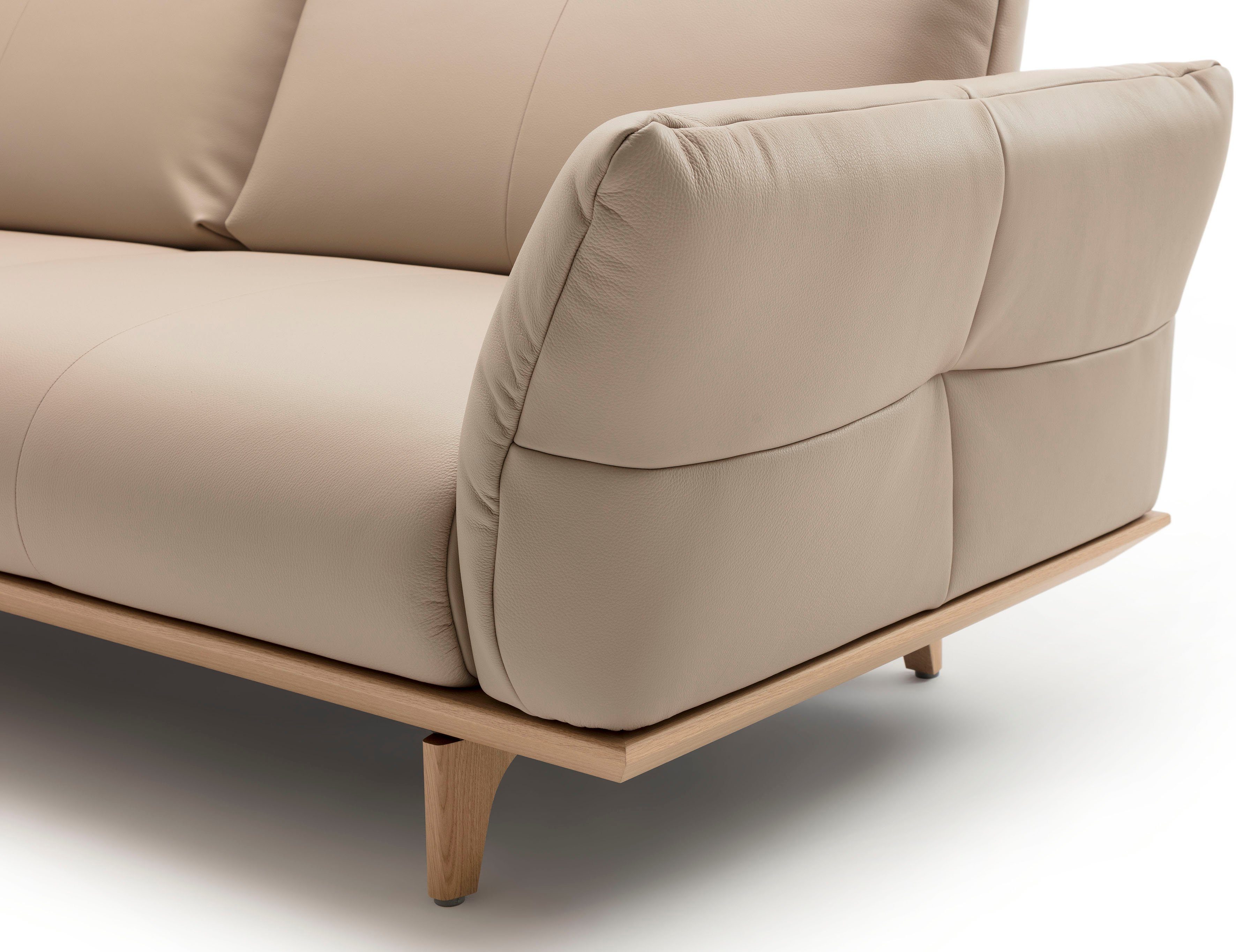 Creation BY ROLF BENZ 4-zitsbank Hs.460 Onderstel in eiken, poten in natuurlijk eiken, breedte 248 cm
