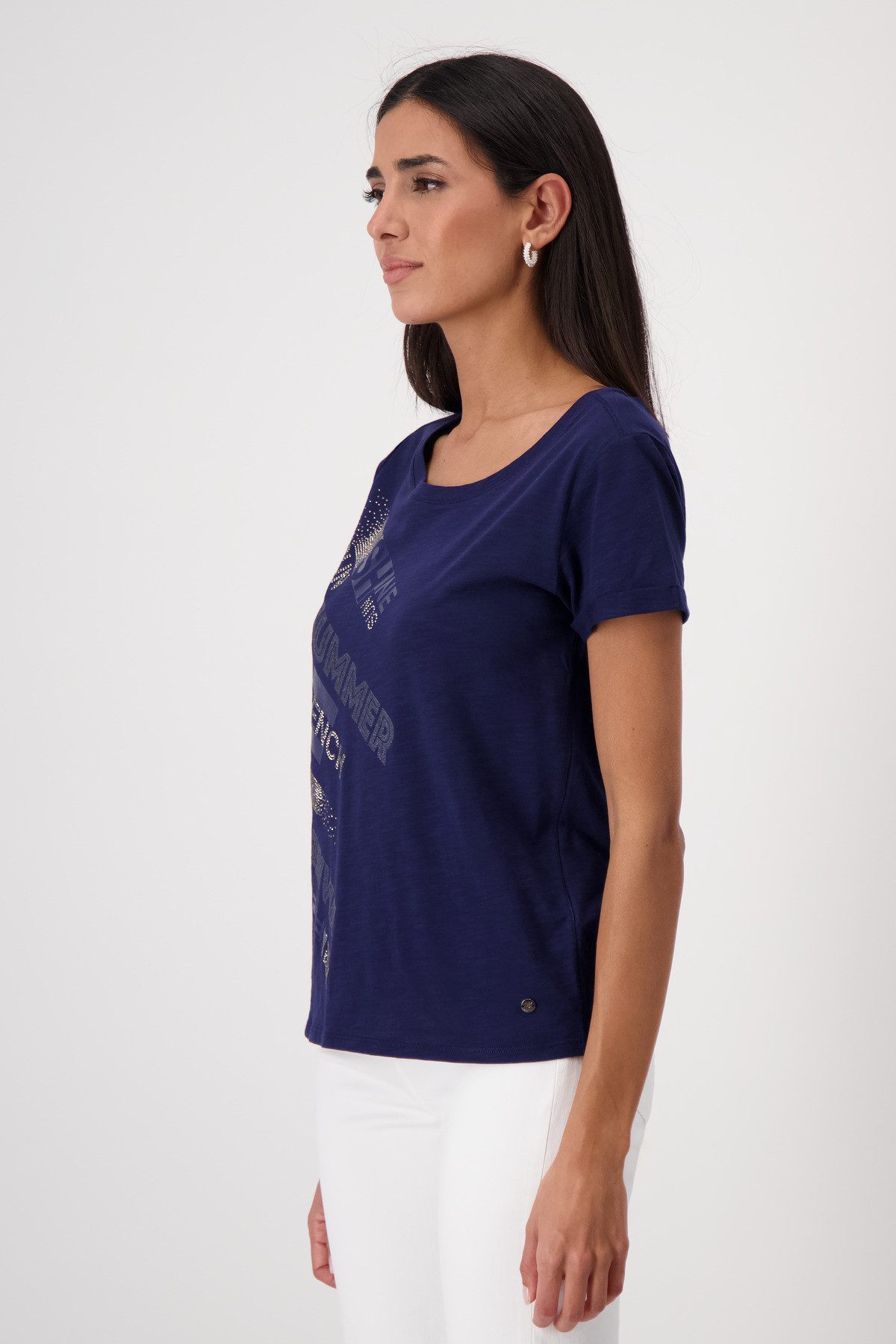 Monari Shirt met ronde hals Met een ronde hals