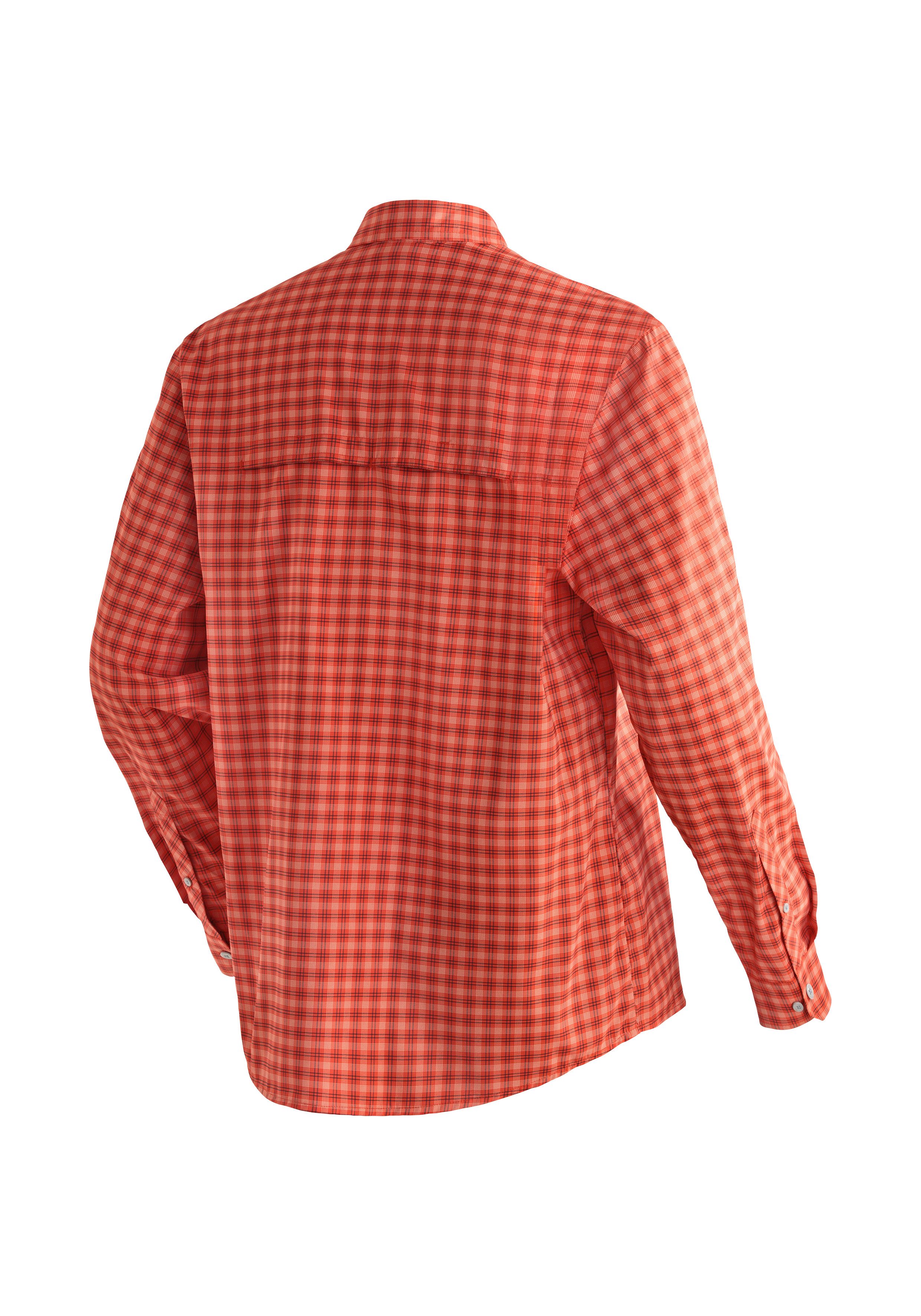 Maier Sports Functioneel shirt Mats L/S herenoverhemd met lange mouwen voor wandelen, reizen en vrije tijd