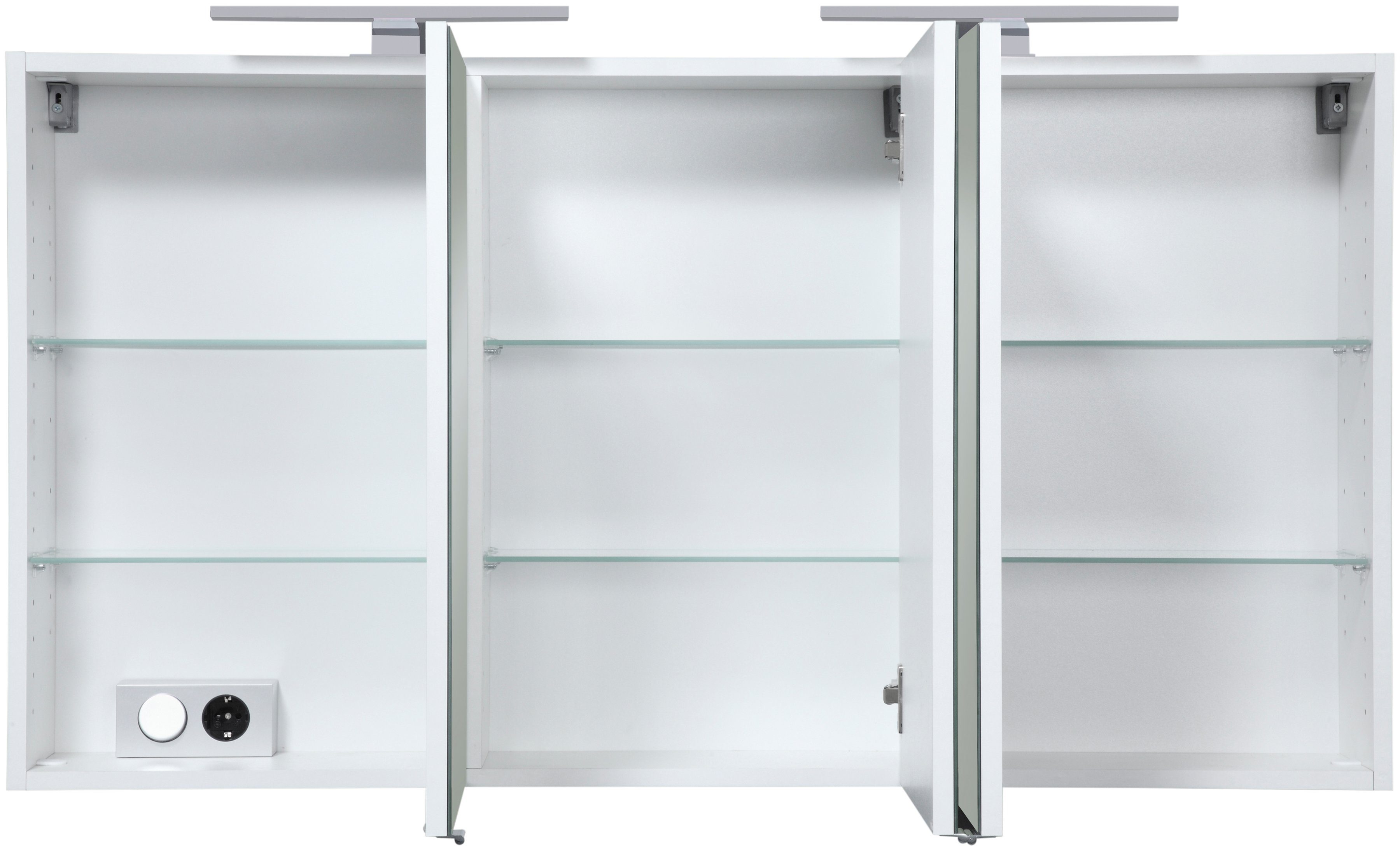 welltime Badmeubelset Malibu Breedte 120 cm, met soft-closetechniek (set, 2 stuks)