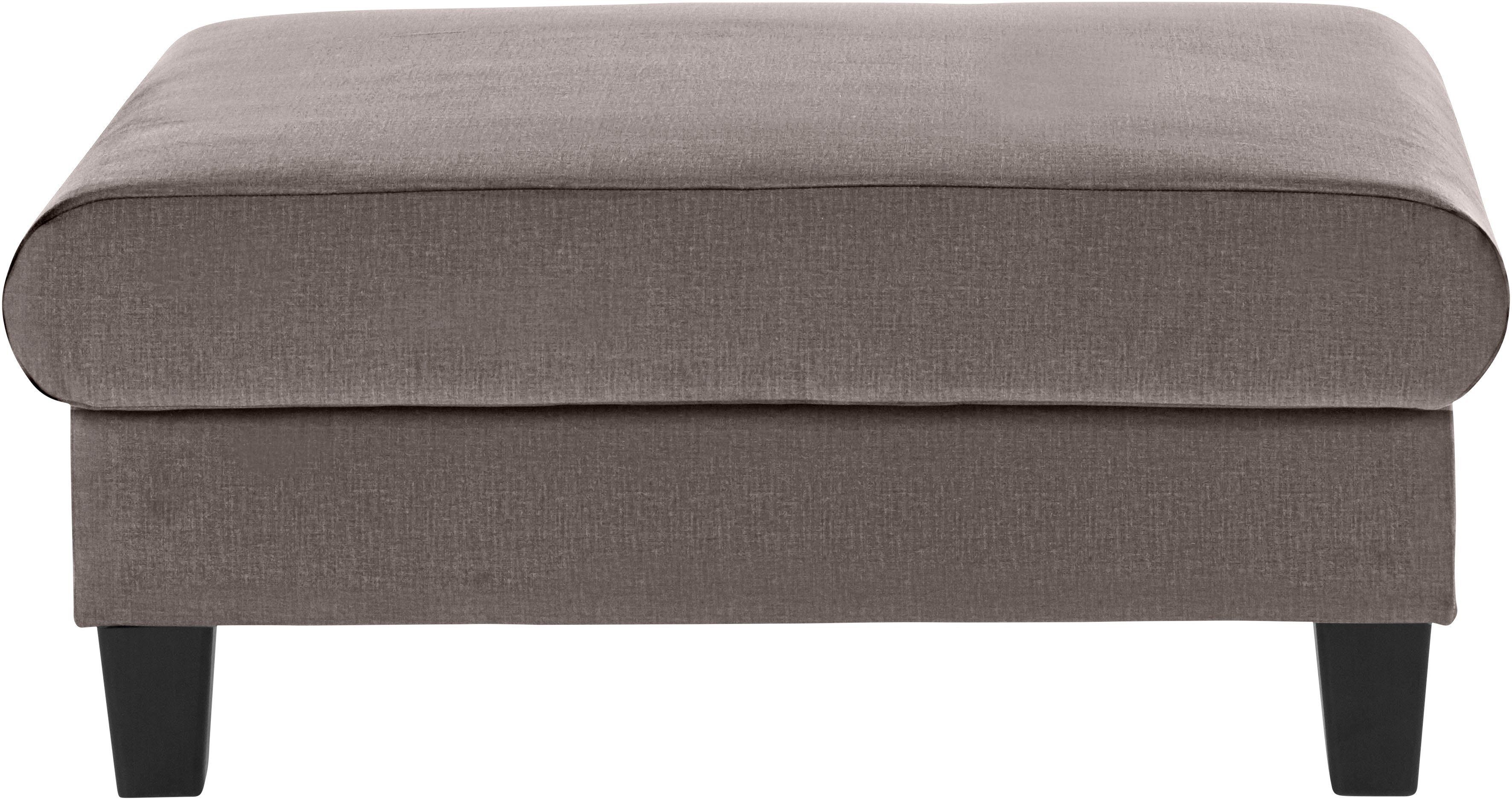 COTTA Zithoek Morven L-vorm Set bestaande uit: hoekbank met hoofdverstelling & hocker (set)