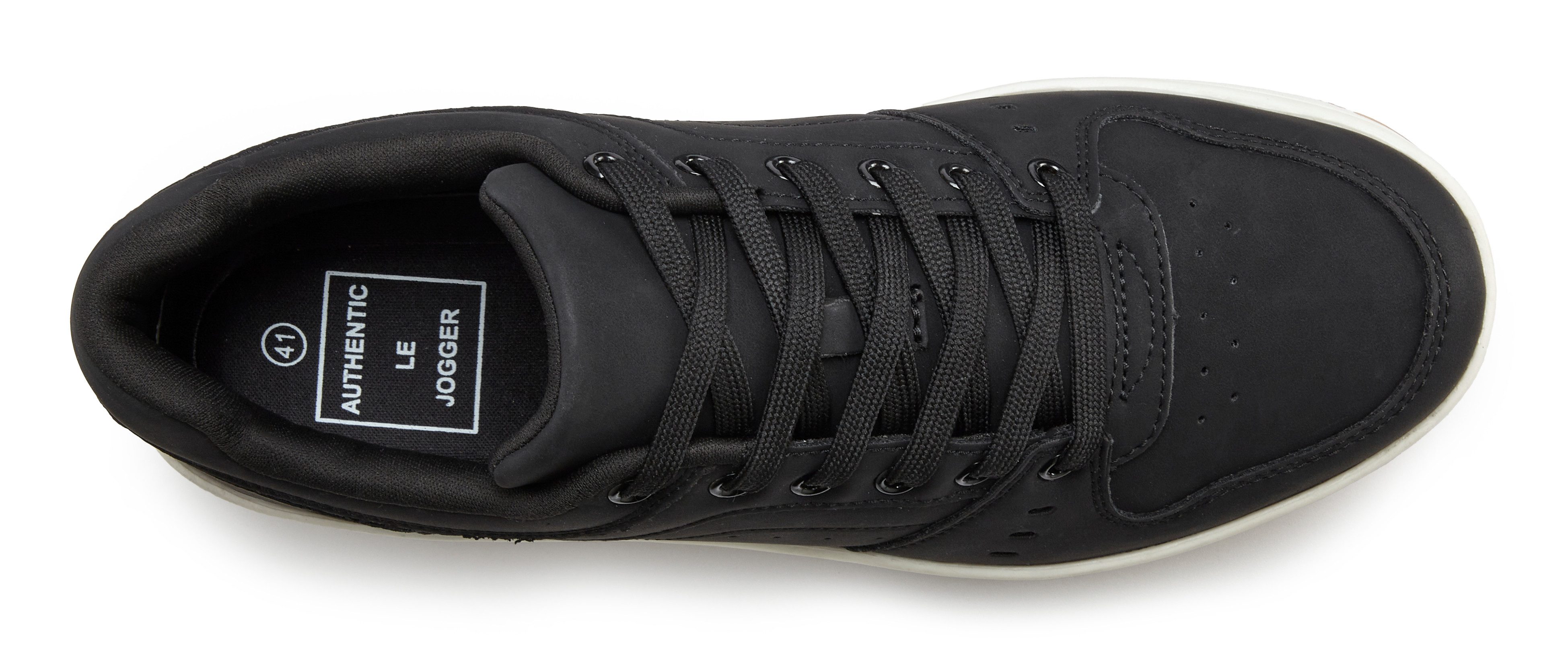 AUTHENTIC LE JOGGER Sneakers in casual look, halfhoge veterschoen, vrijetijdsschoen, veterschoen vegan