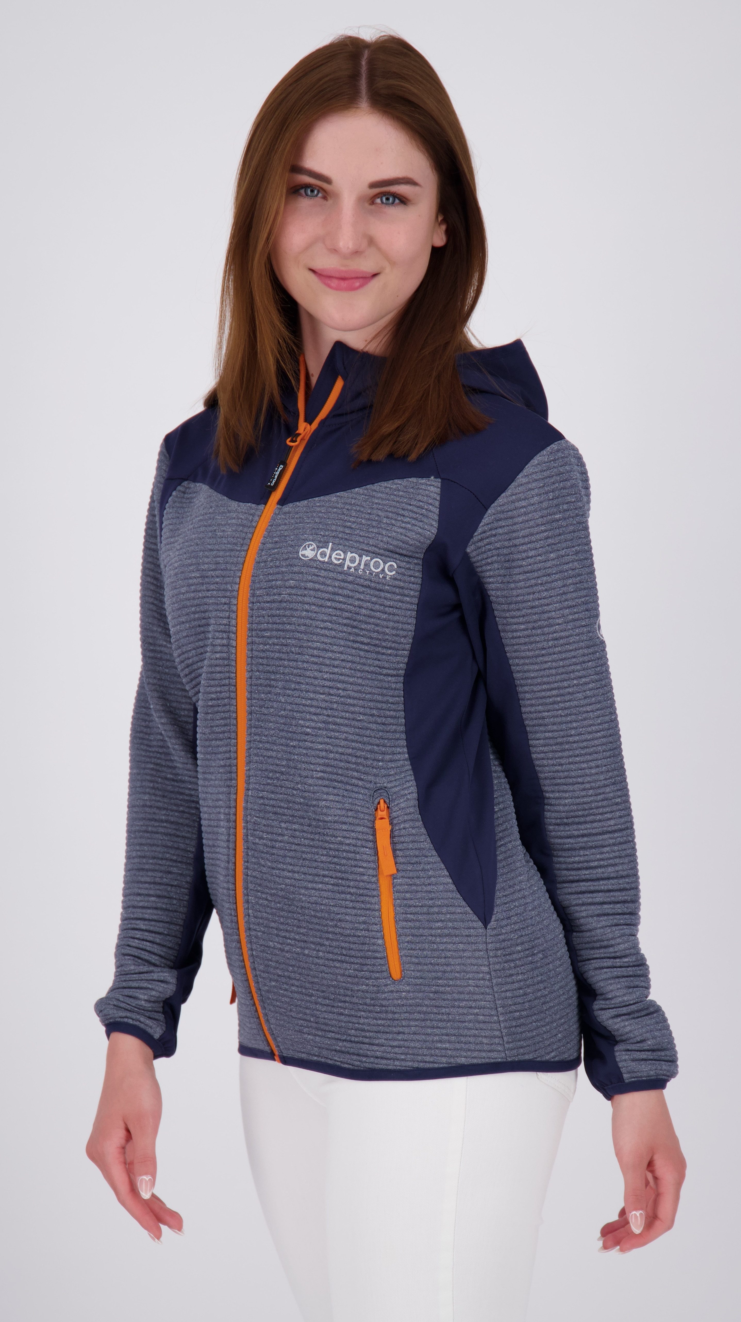DEPROC Active Gebreid fleecejack ELM WOMEN