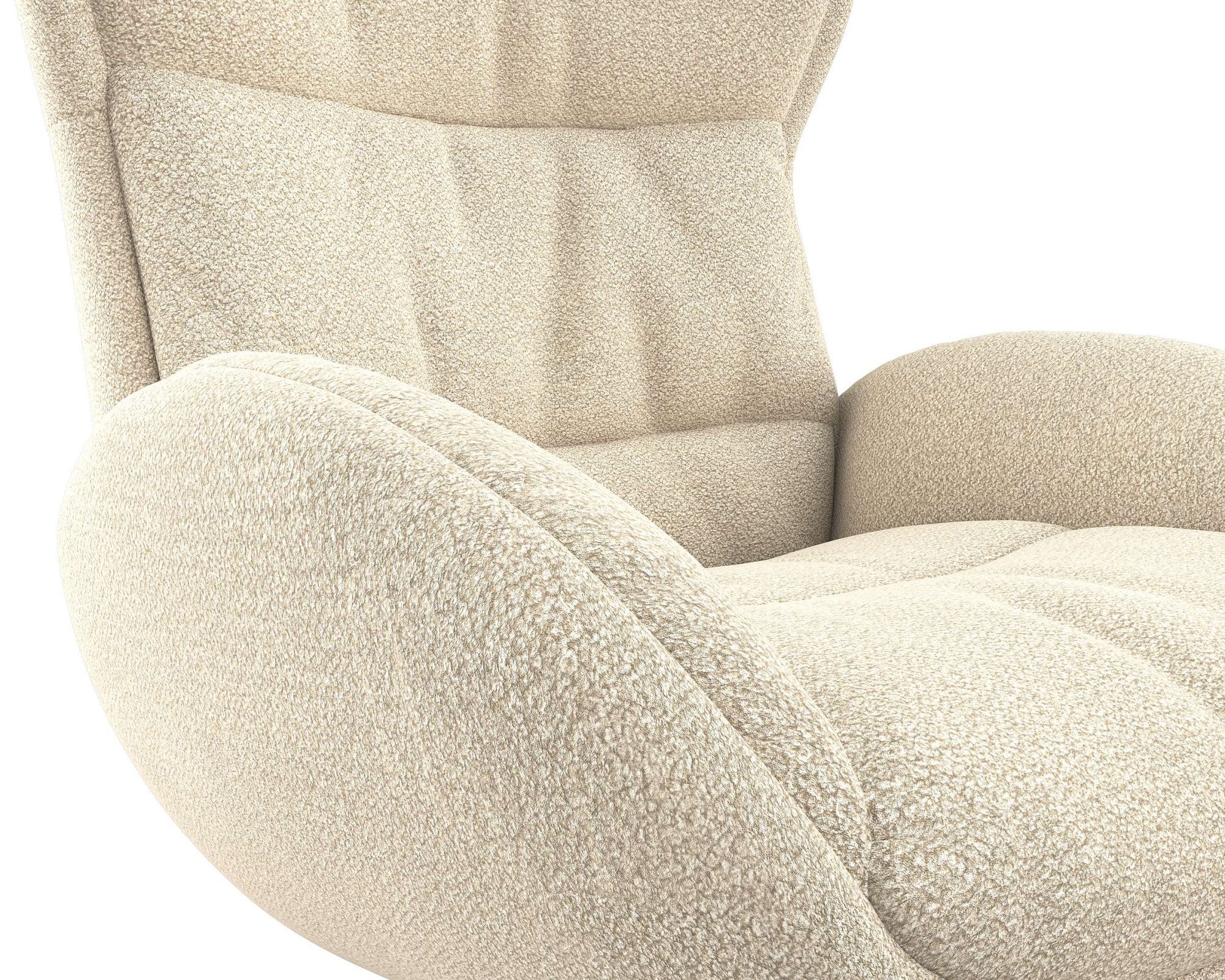 FLEXLUX Relaxfauteuil Haze, TV-stoel, fauteuil, stoffeerstoel Rugdeelverstelling, draaibaar, voet zwart