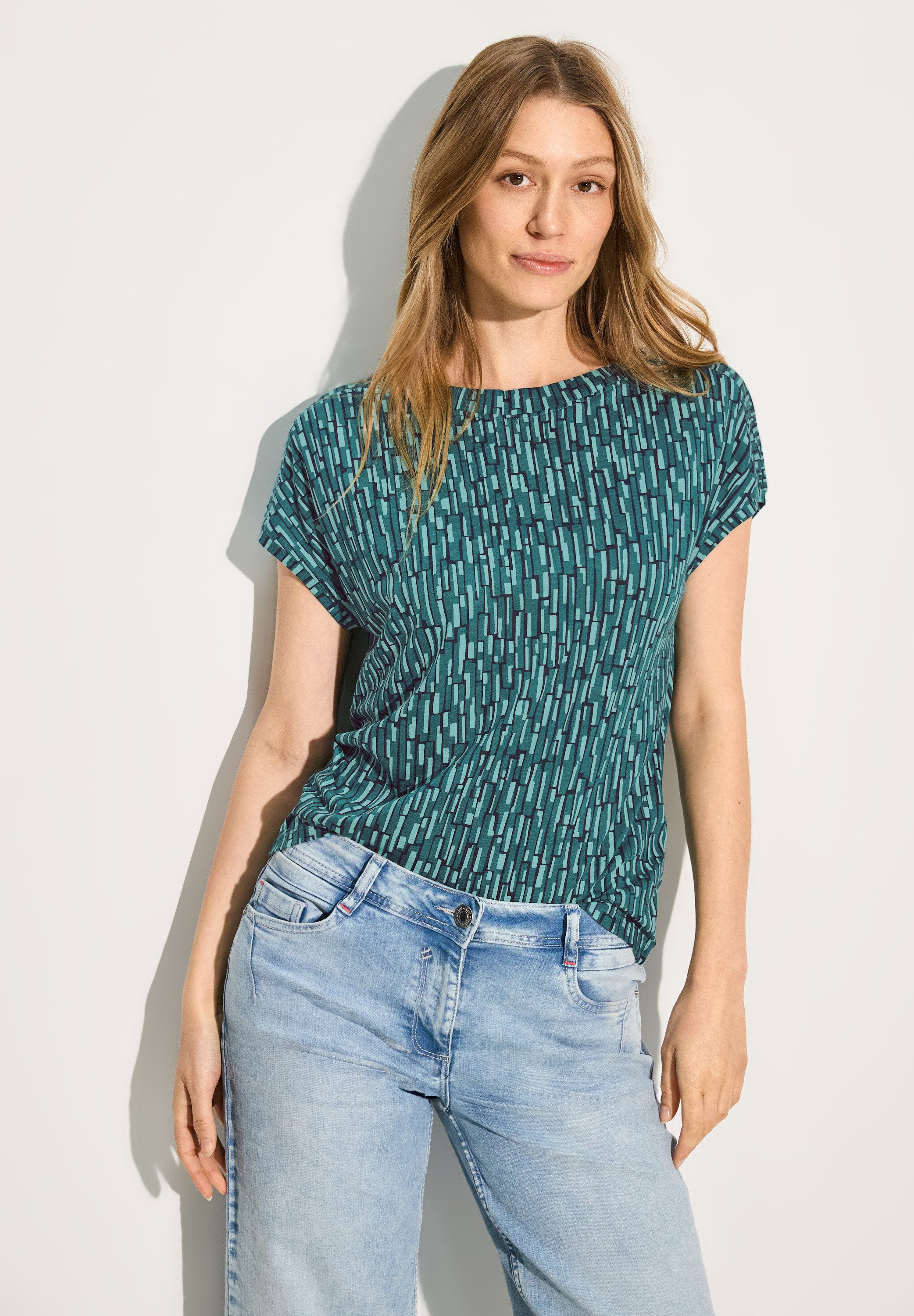 Cecil T-shirt met print all-over