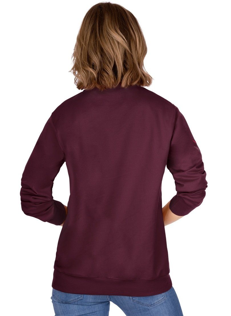 Trigema Sweatshirt TRIGEMA Sweat-Shirt