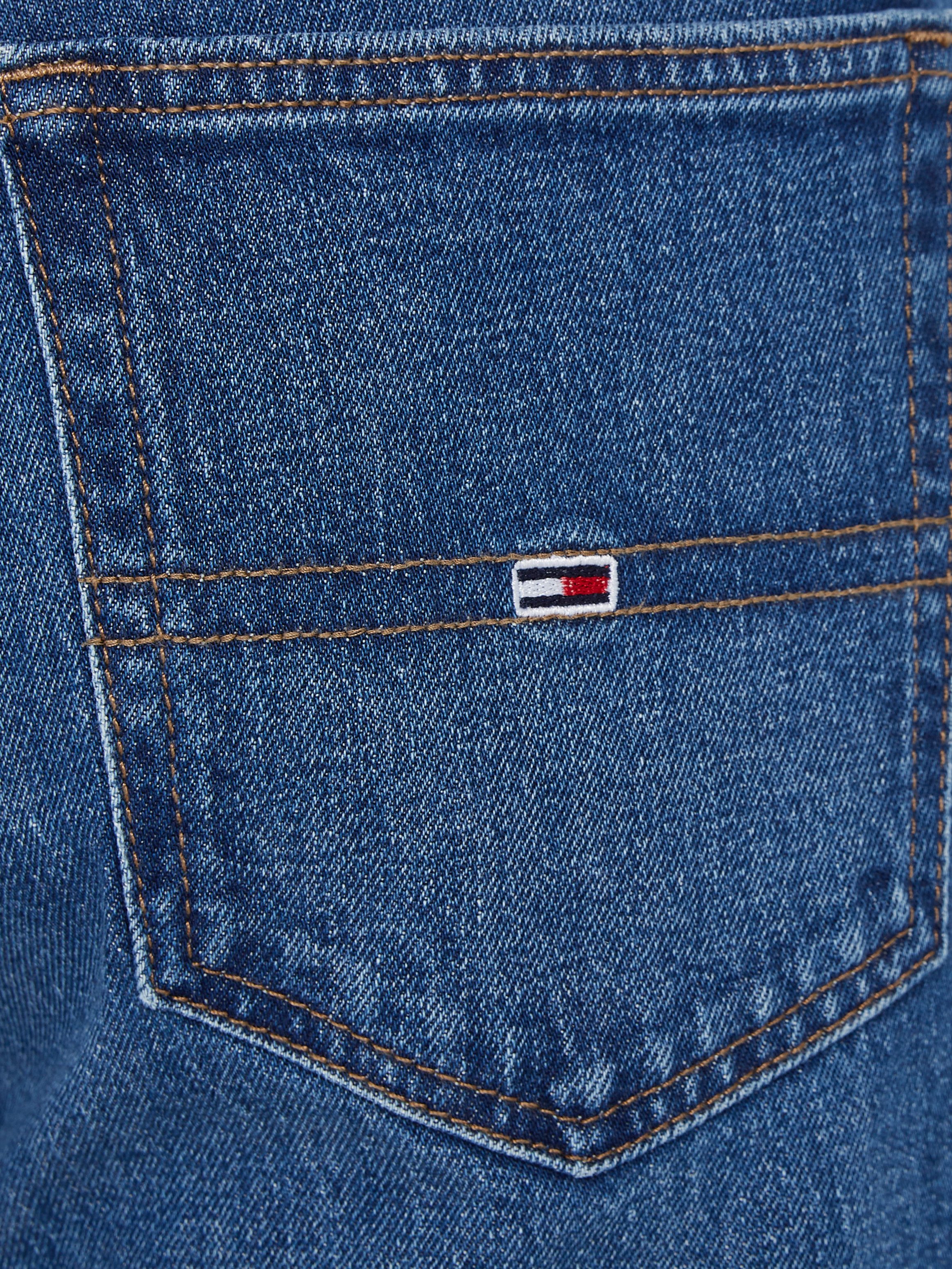 TOMMY JEANS Slim fit jeans RYAN SLIM STRAIGHT met gestempeld logo