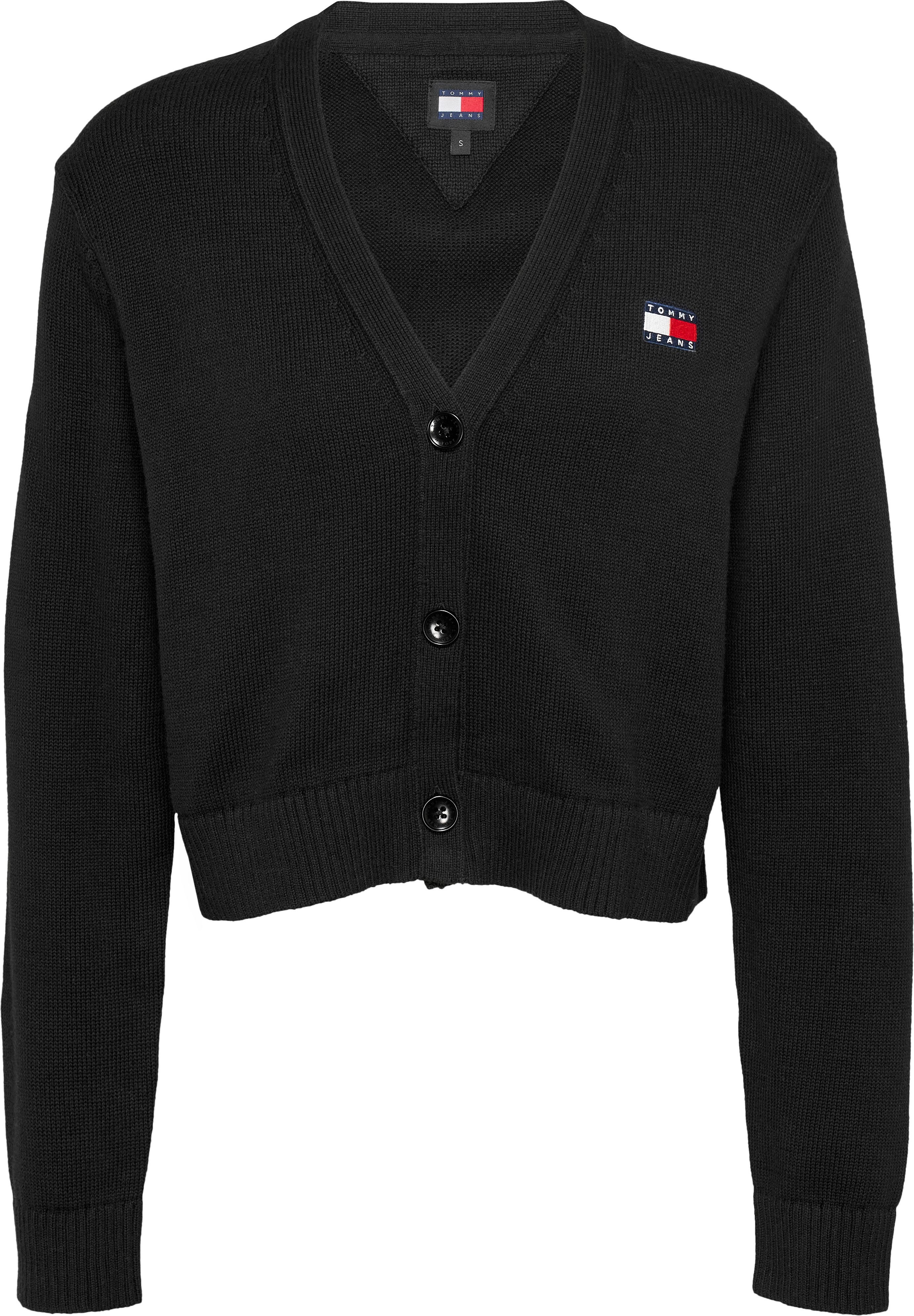 TOMMY JEANS Dames Truien & Vesten Tjw Essential Badge Cardigan Zwart