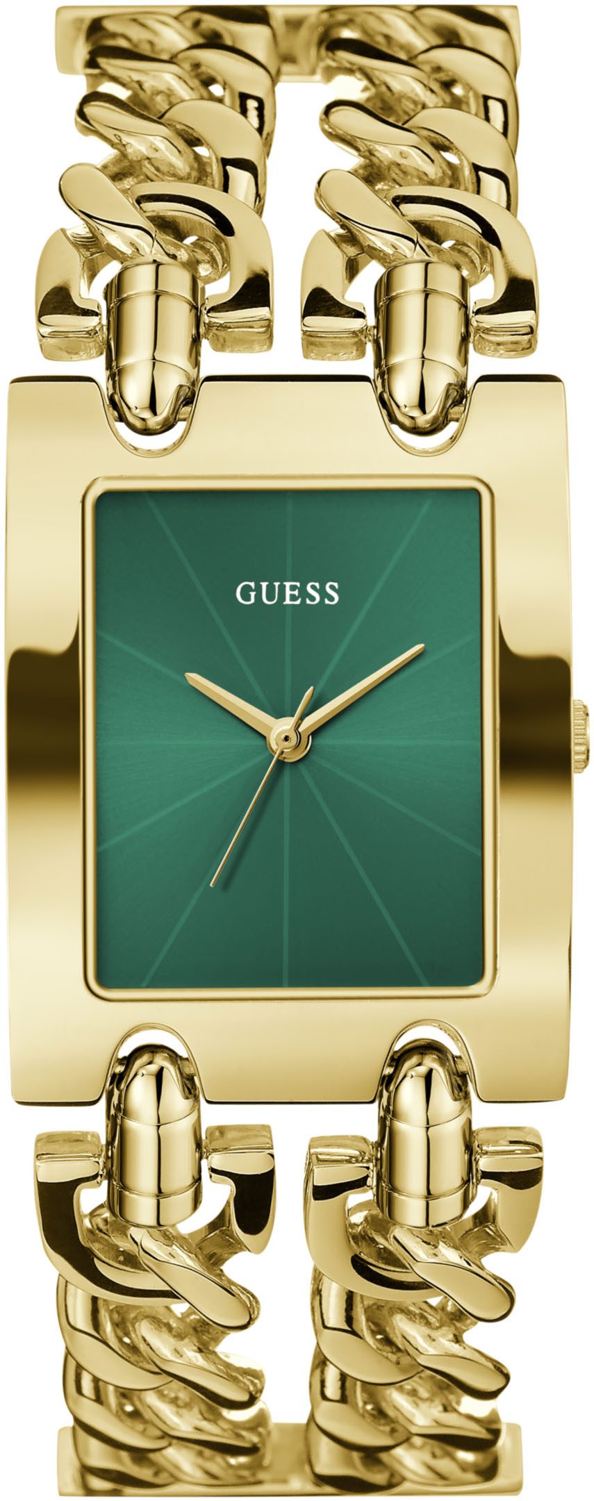 Guess Kwartshorloge Heavy metal Polshorloge, dameshorloge, armband met schakels