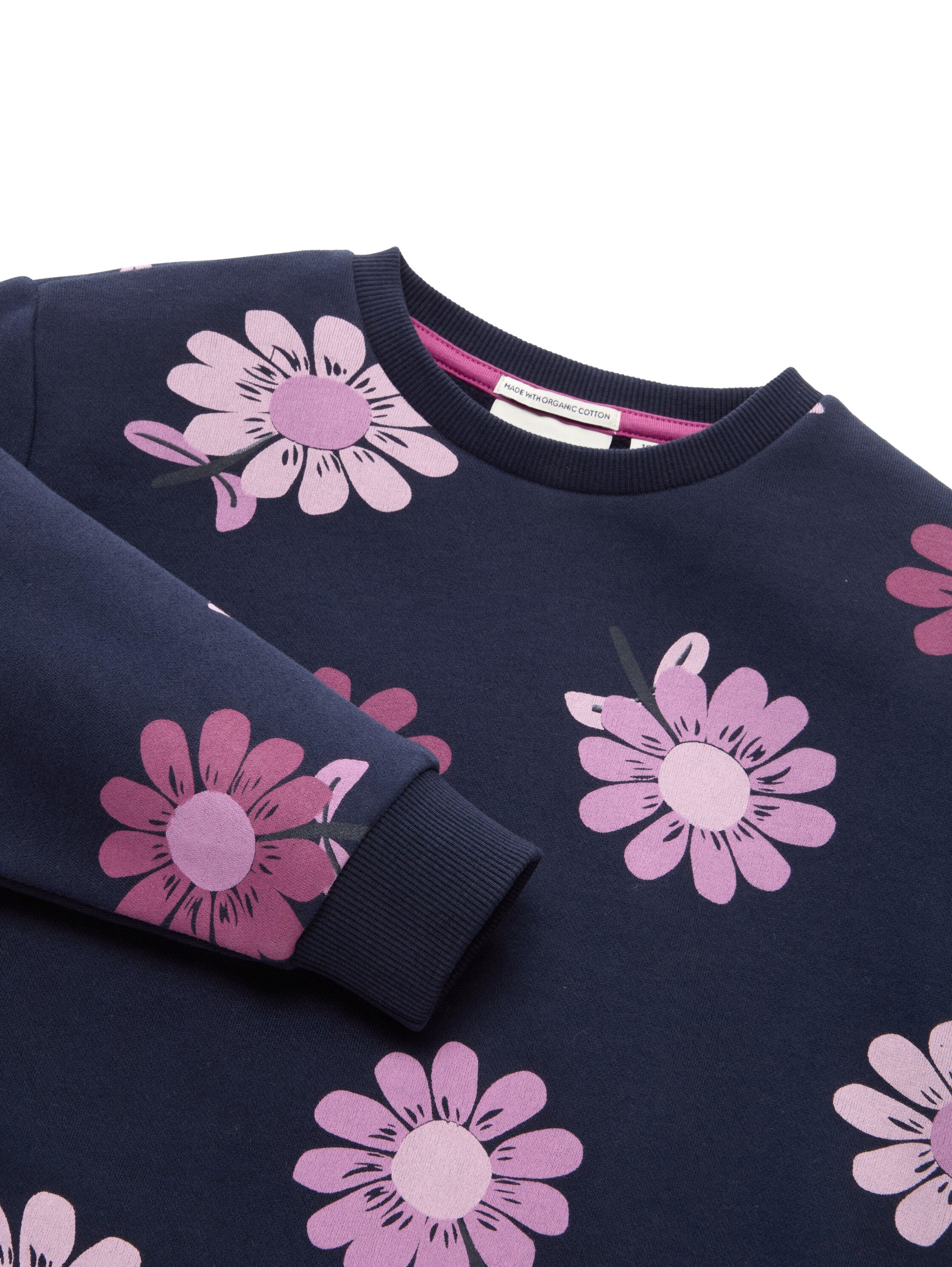 Tom Tailor Sweater met bloemen all-over prints, voor meisjes