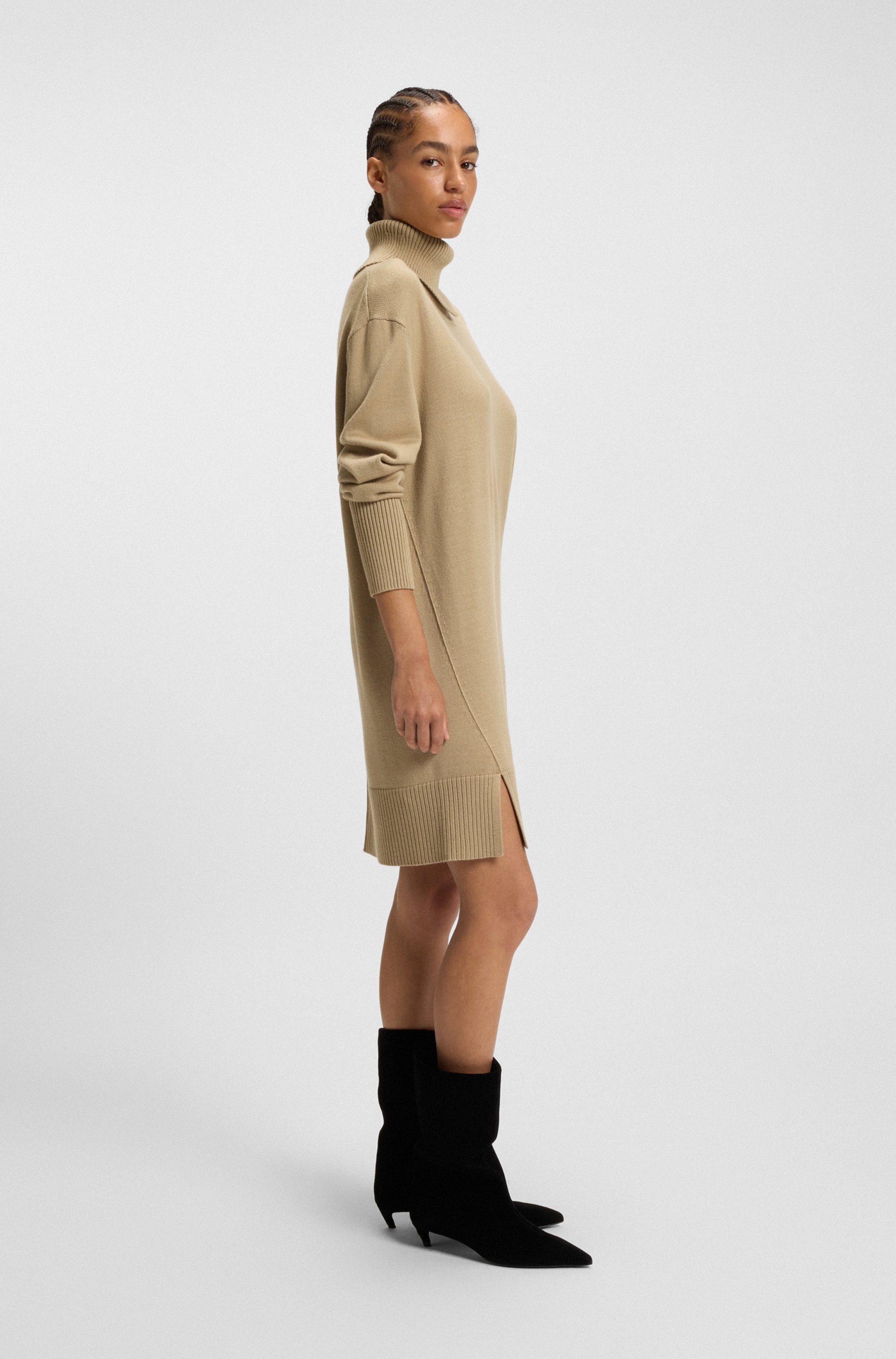 Boss Orange Gebreide jurk Feringatessa Premium Damesmode