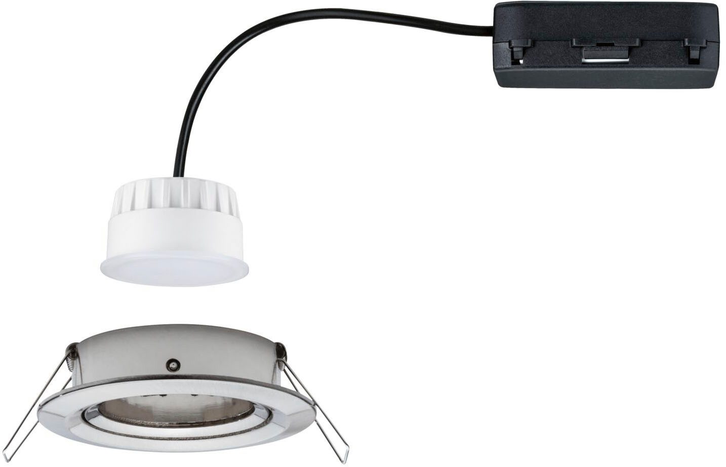 Paulmann Ledinbouwlamp LED inbouwlamp Nova Coin rond 84mm 50° Geheugenfunctie, kleurwisselaar, kleurregeling, dimmer, smart home (1 stuk)